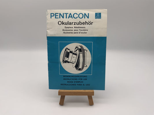 Pentacon  Okularzubehör Bedienungsanleitung