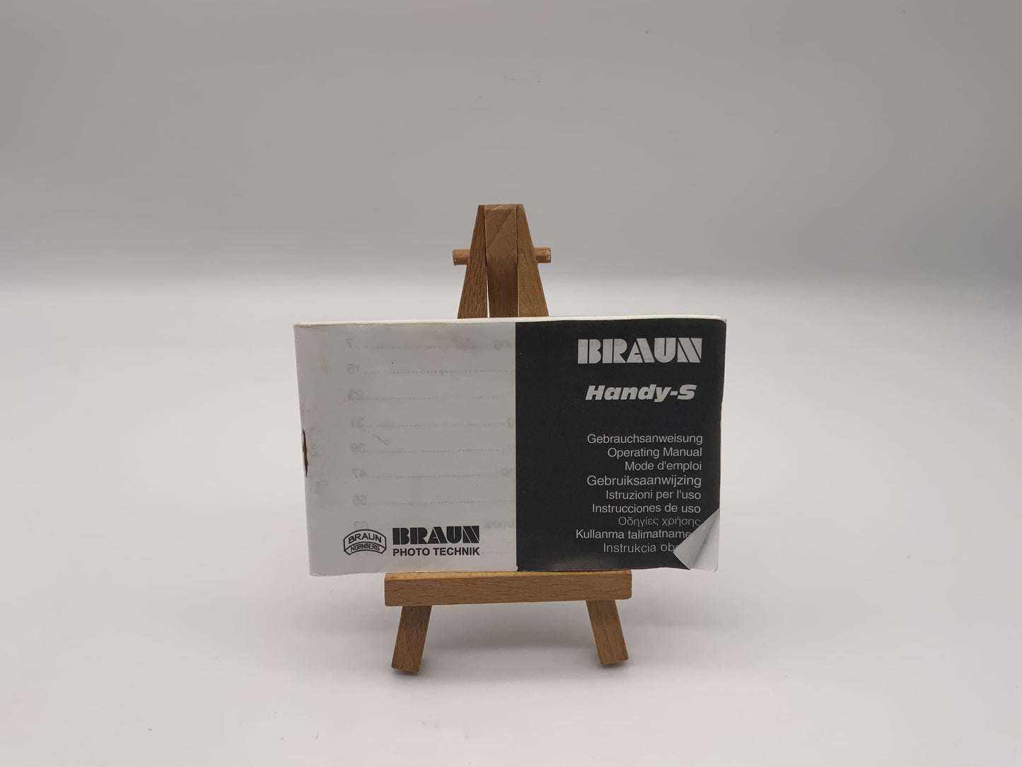 Braun Handy S User Manual