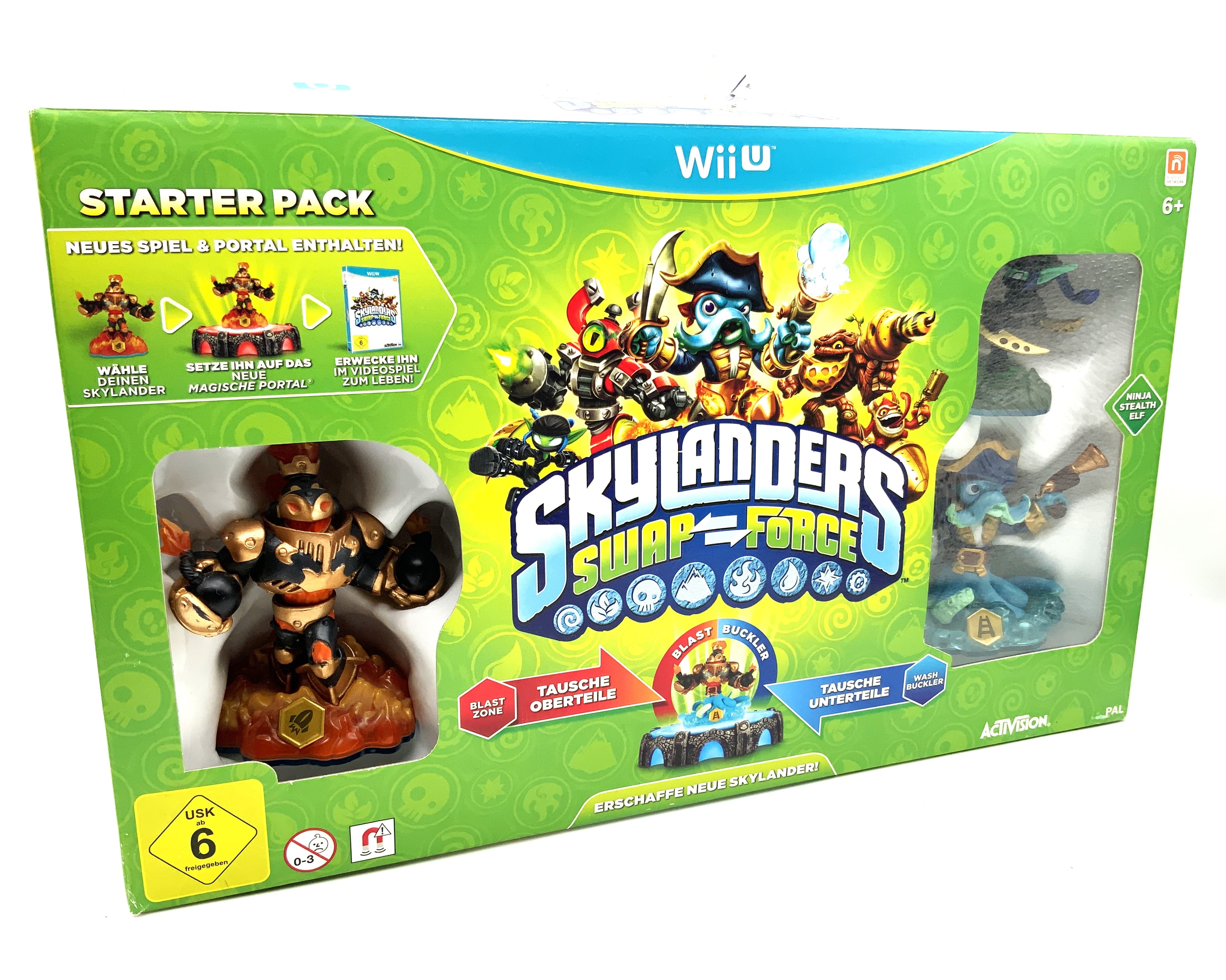 Coffret de démarrage Skylanders Swap Force pour Nintendo Wii U