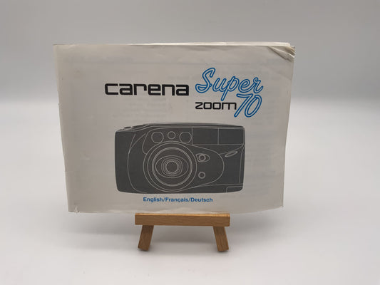 Carena Super Zoom 70  Bedienungsanleitung