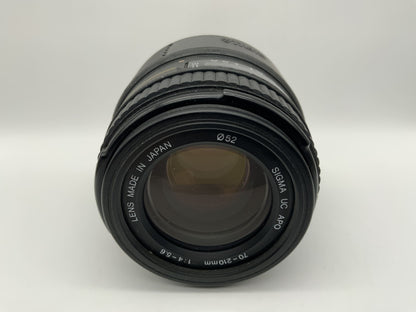 Sigma 70-210mm 1:4-5.6 Objektiv UC APO SAF Kamera Camera Lens (Canon EF)