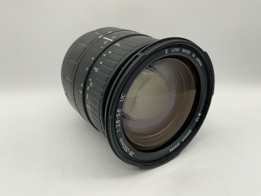 Sigma 28-200mm 1:3.8-5.6 Objektiv Zoom UC Aspherical Kamera Lens (Canon EF)