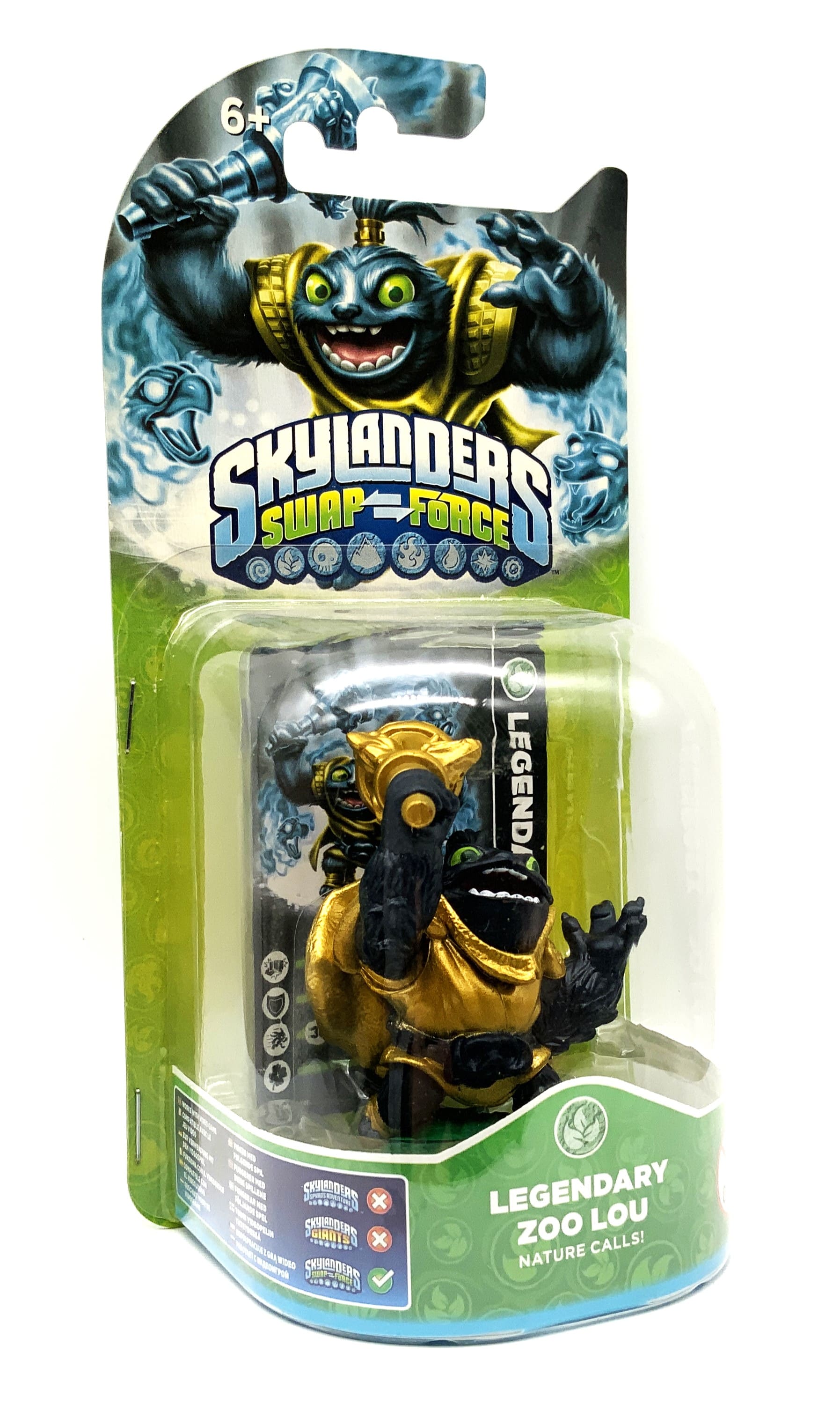 Figurine Skylanders Swap Force Légendaire Zoo Lou dans son emballage d'origine