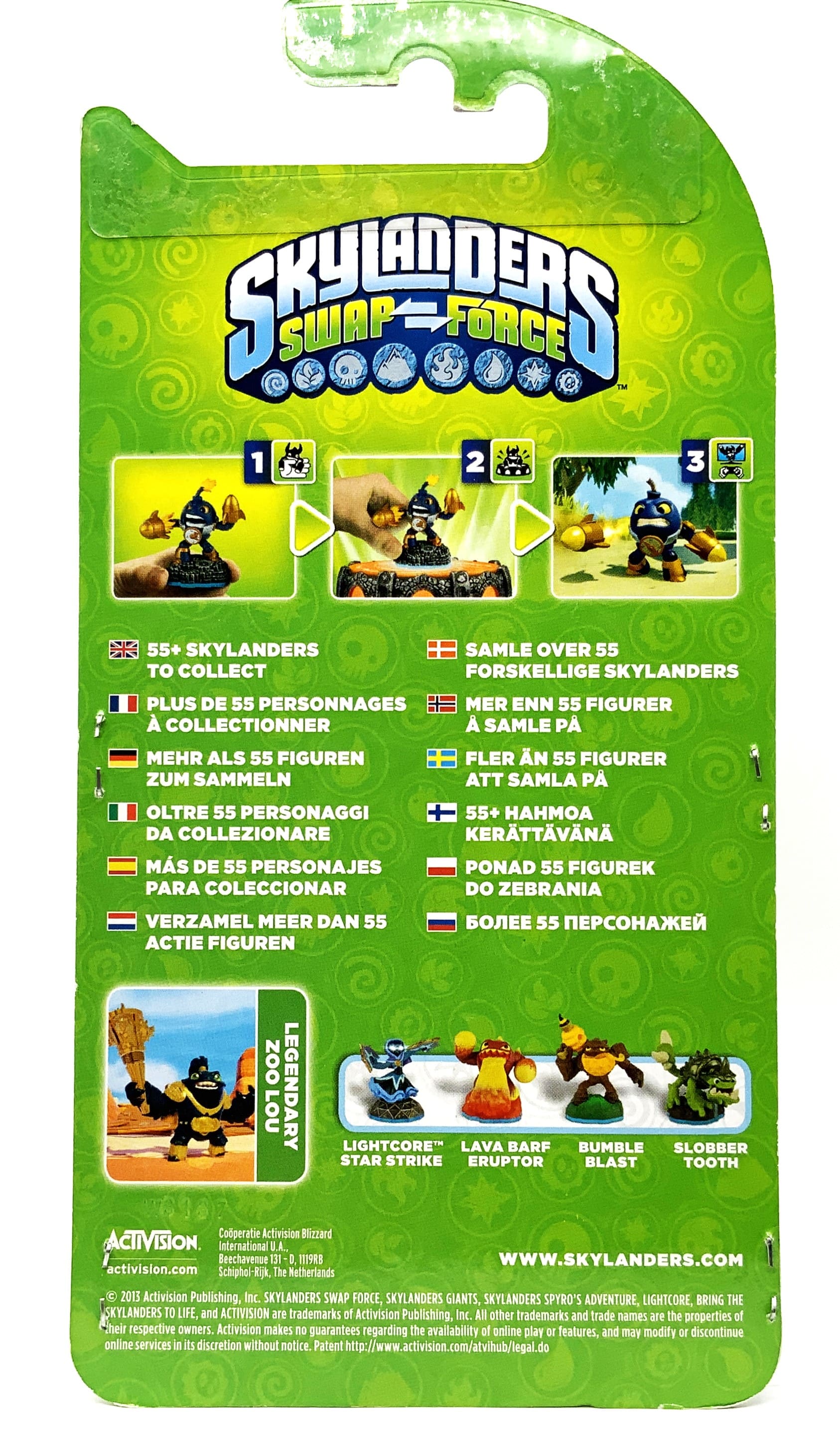 Figurine Skylanders Swap Force Légendaire Zoo Lou dans son emballage d'origine
