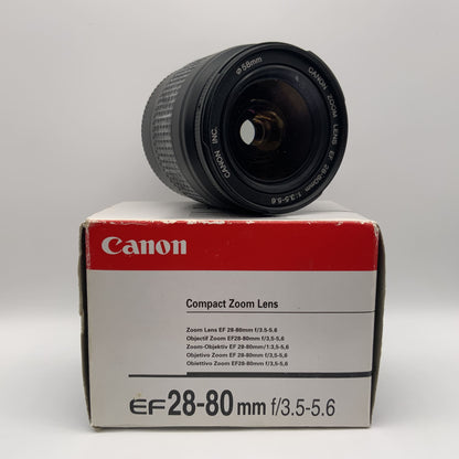 Canon 28-80mm 1:3.5-5.6 Objektiv Compact Zoom Lens in OVP Kamera Lens (Canon EF)