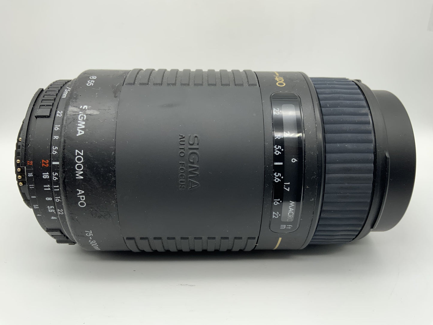 Sigma 75-300mm 1:4-5.6 Objektiv Zoom APO Kamera Camera Lens (Nikon AF)