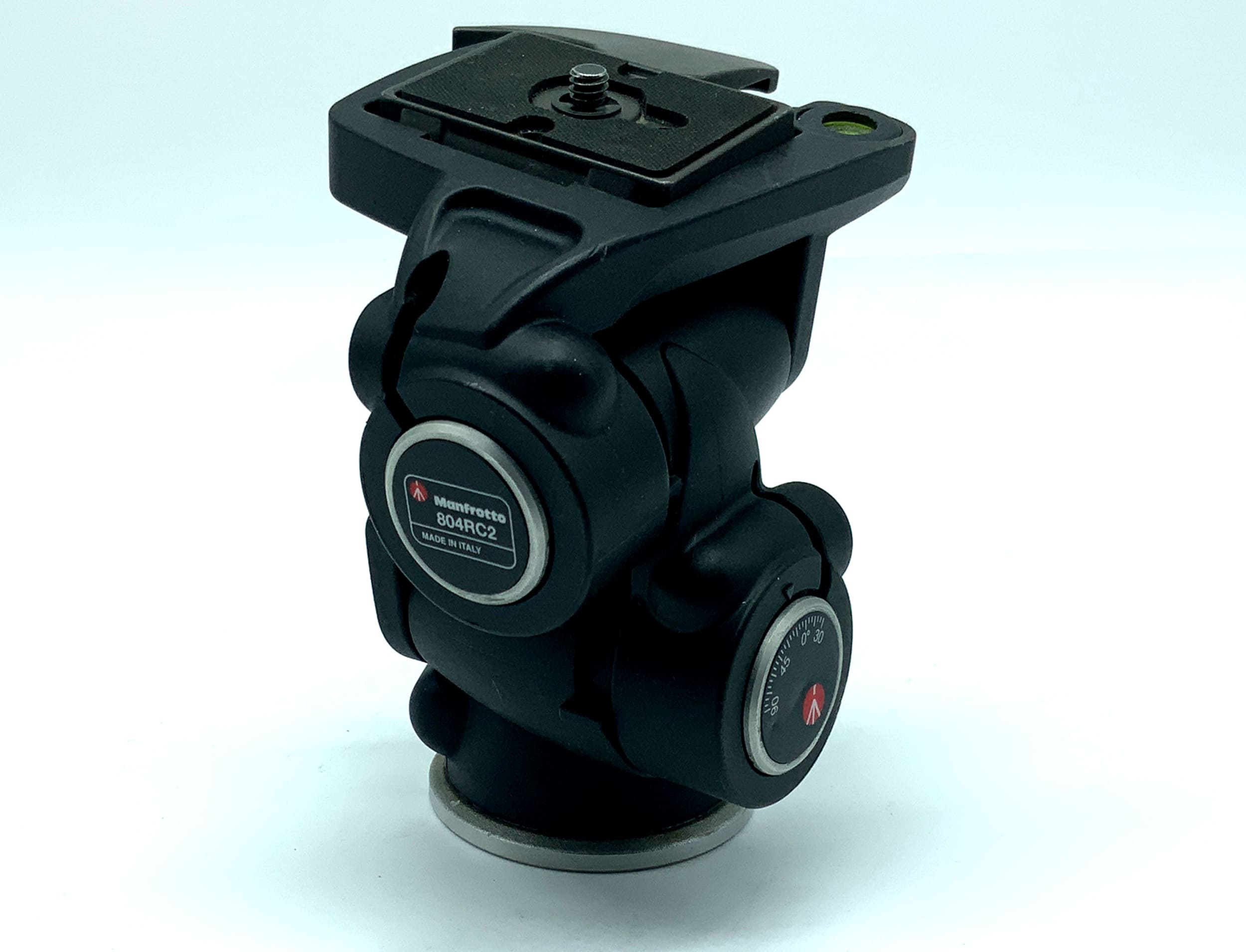 Manfrotto 804RC2 3-way tripod head with quick release plate !without handles!