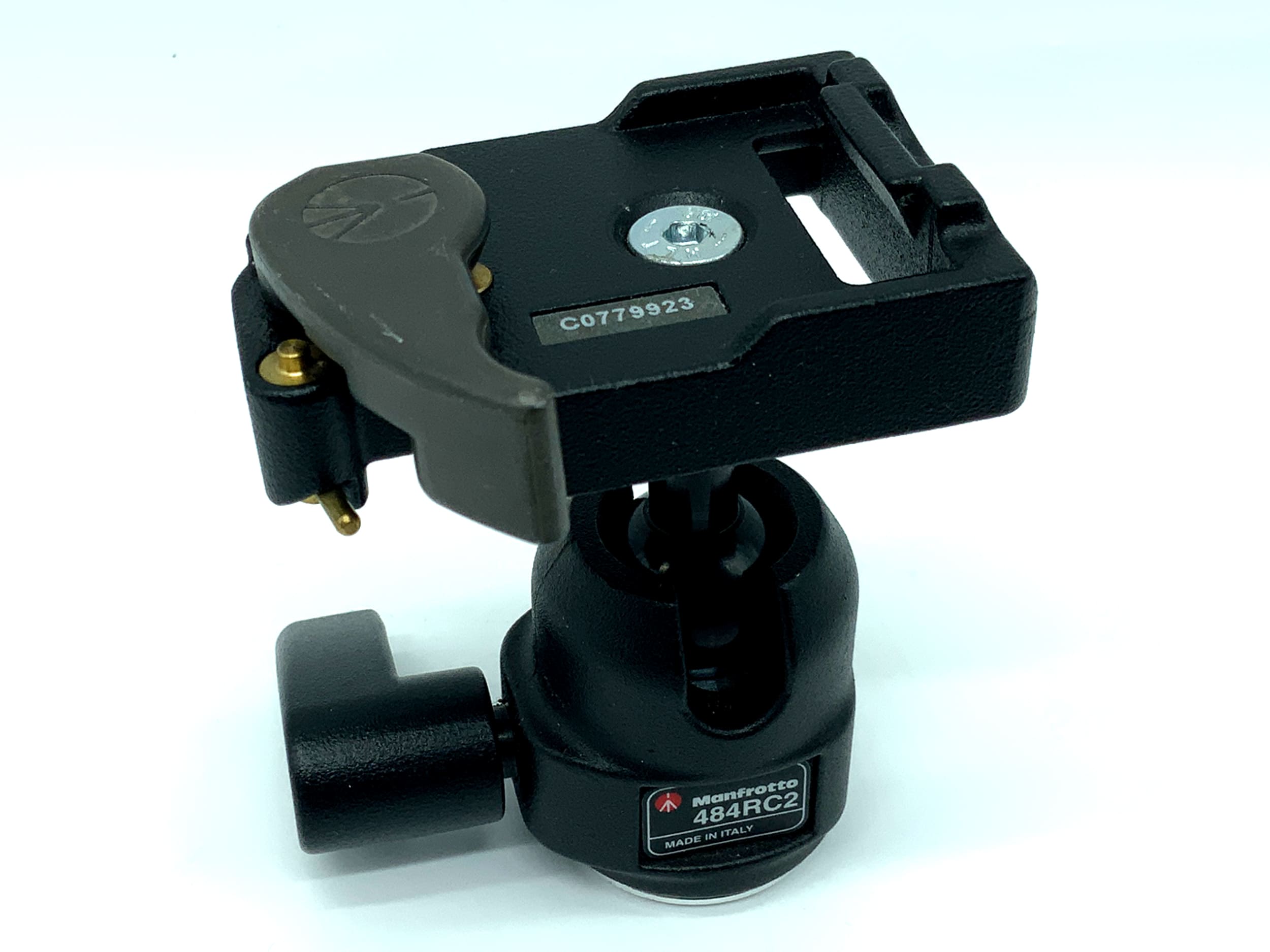 Manfrotto 484RC2 tripod head black mini ball head without plate