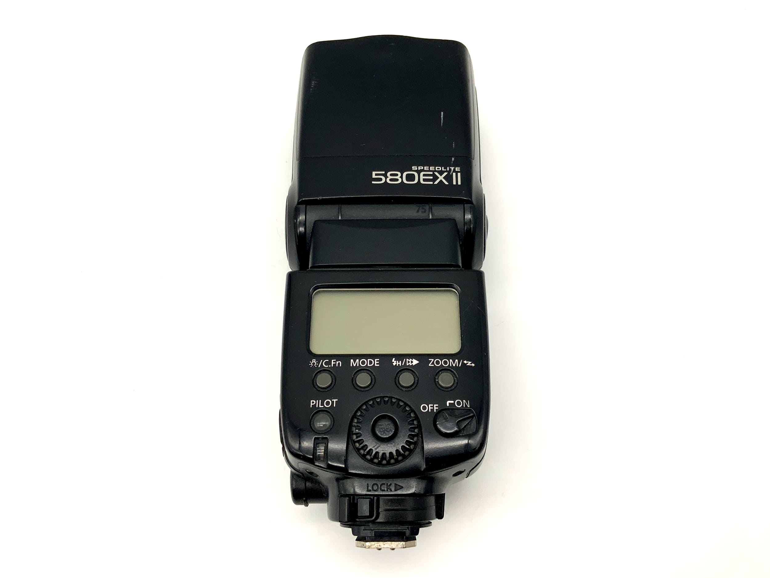 Canon Speedlite 580EX II Blitzgerät für EOS Kamera Blitz Aufsteckblitz Flash