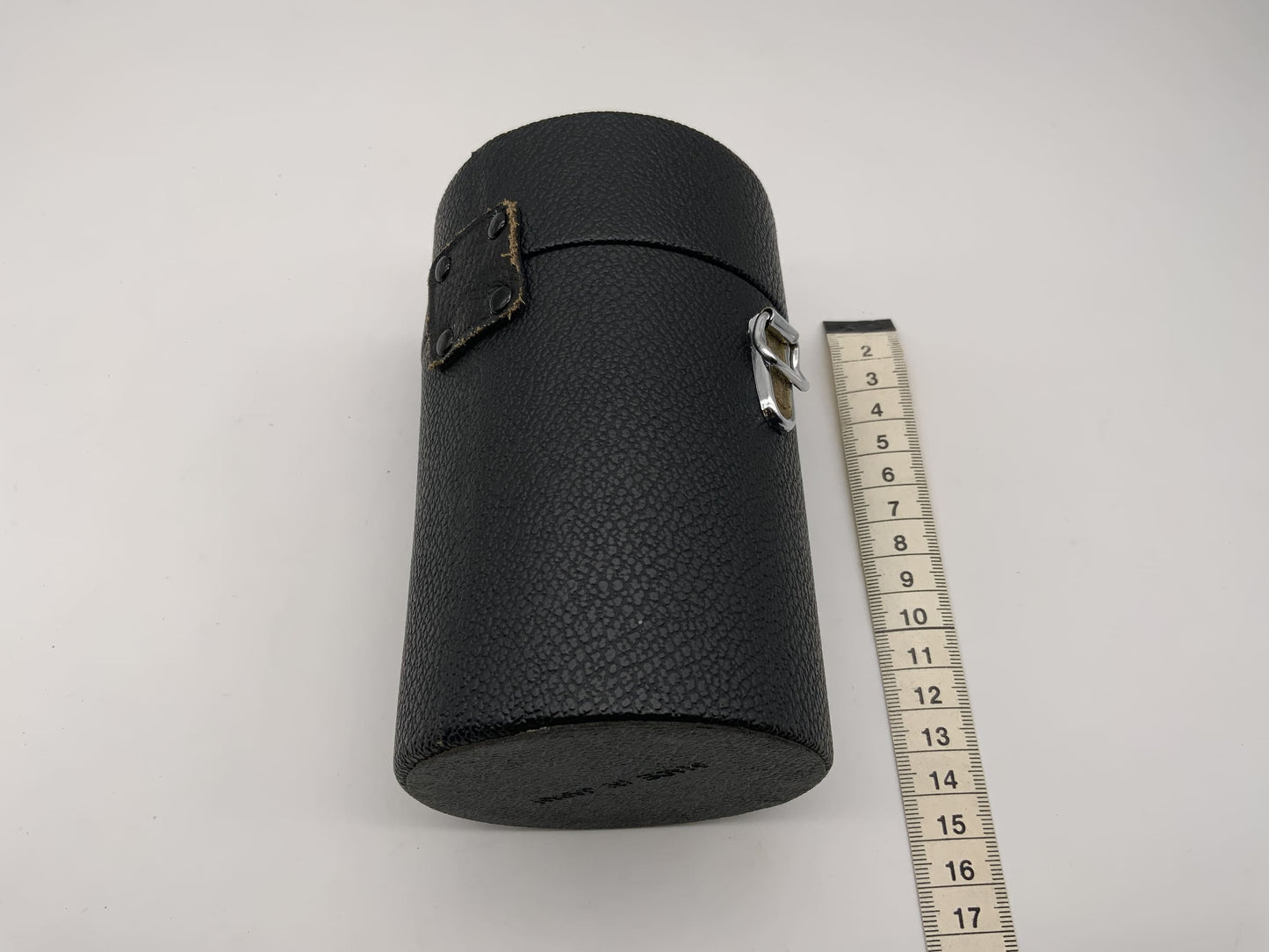 Köcher schwarz ca.14x8cm  Objektivtasche universell Hard Case Lens Case