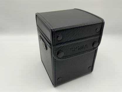 Sigma Köcher schwarz ca.14x10cm Eckig Objektivtasche universell Hard Lens Case