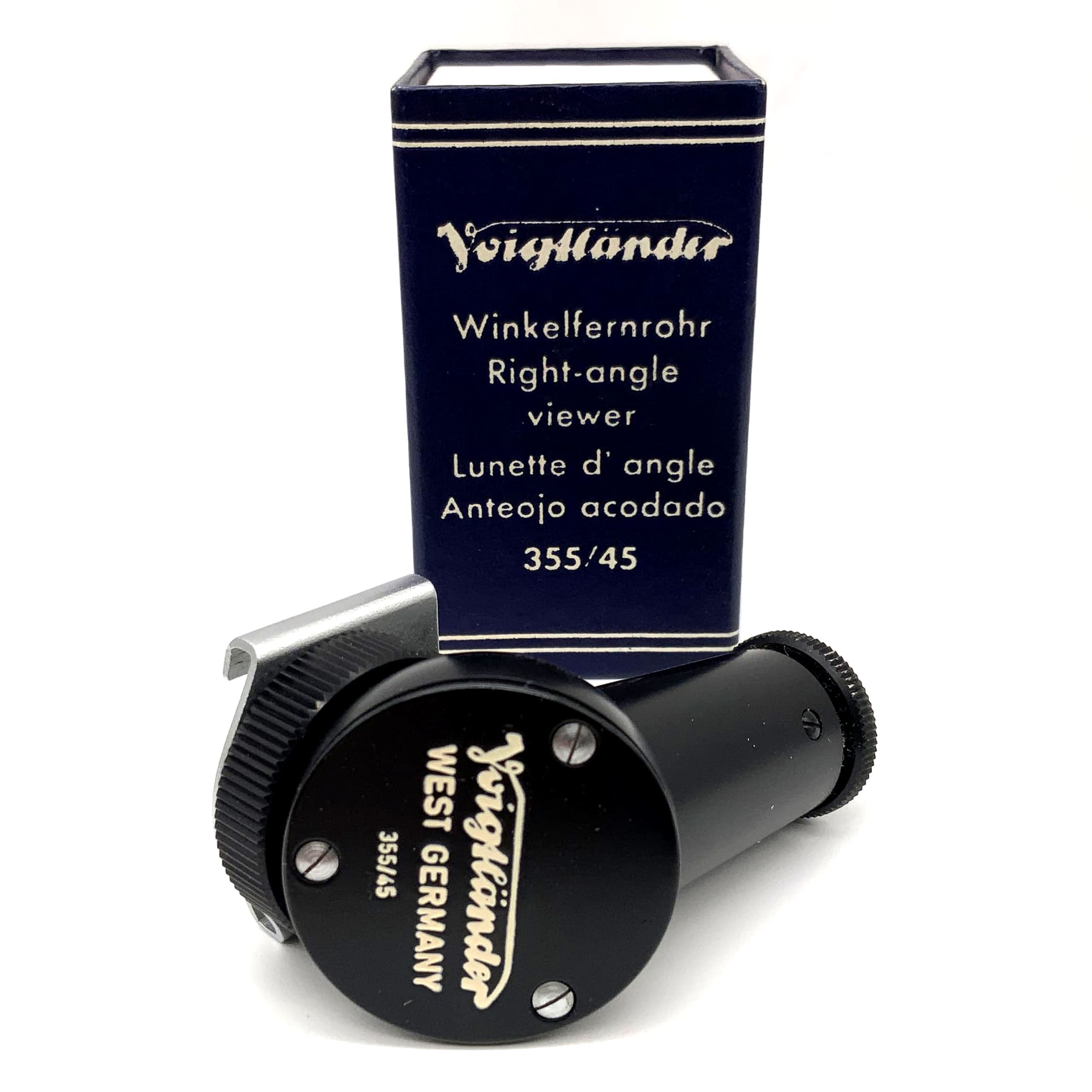 Viseur d'angle Voigtländer 355/45 pour chercheur d'angle Bessamatic Ultramatic dans son emballage d'origine