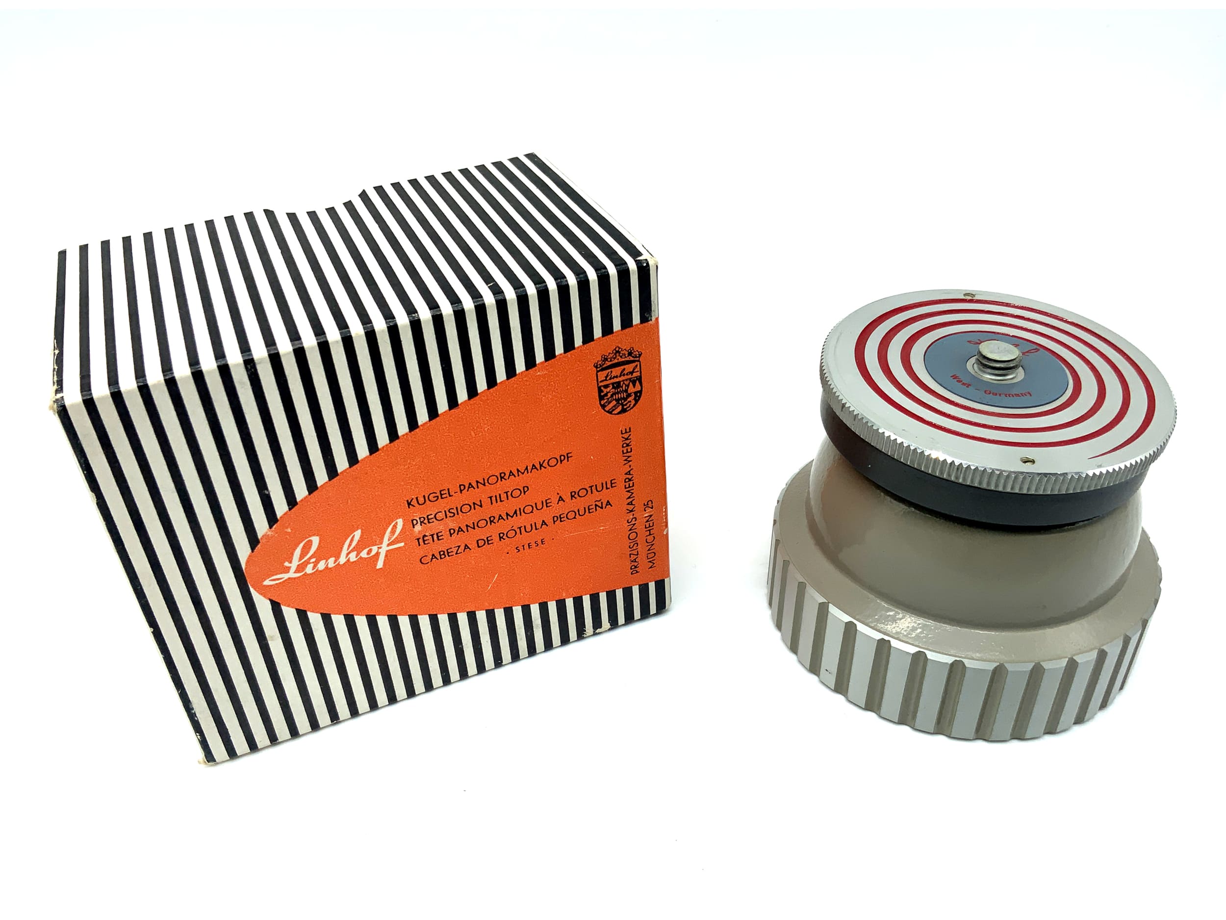 Linhof ball panorama head tripod head grey STESE in original packaging