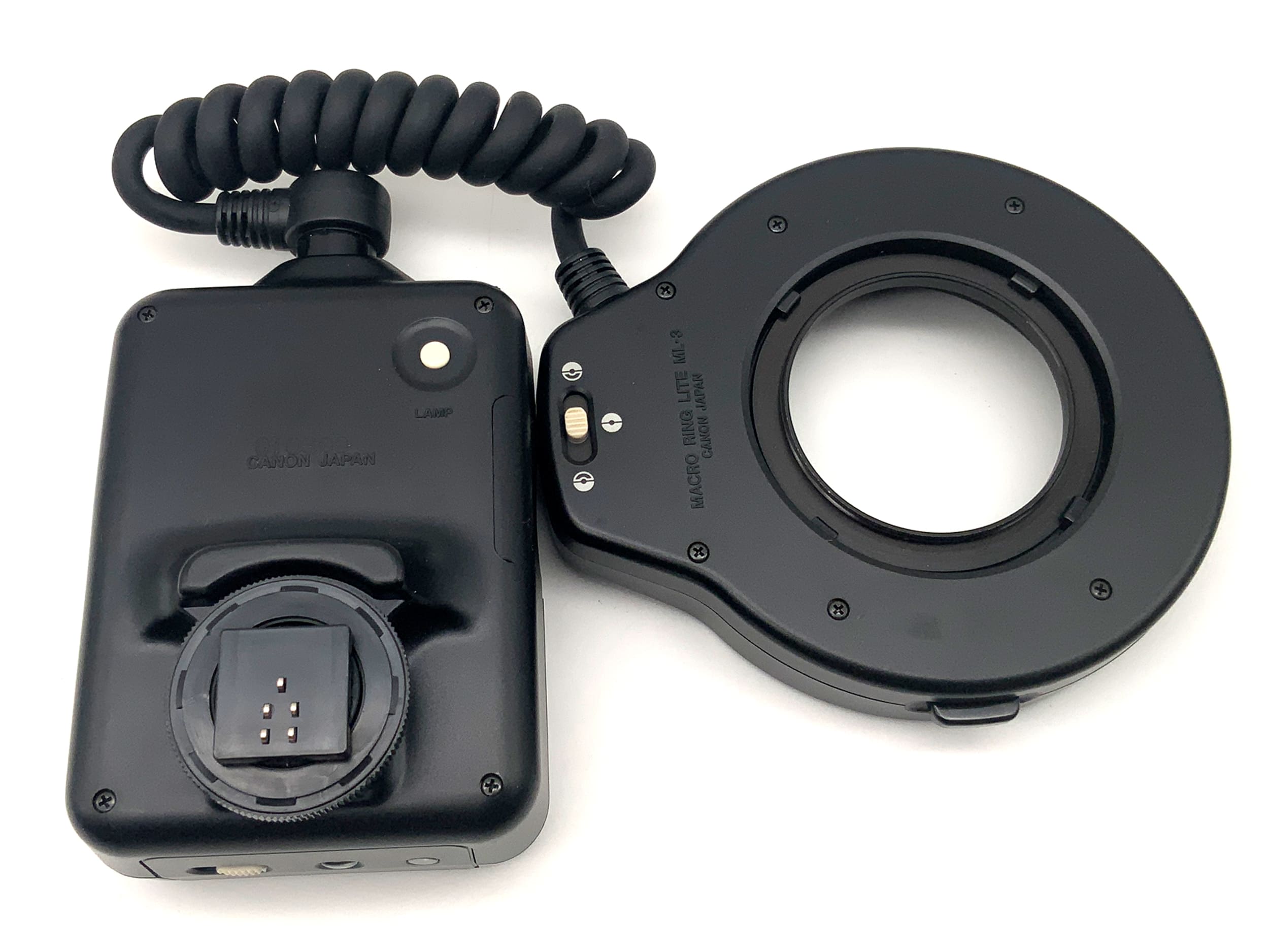 Canon Macro Ring Lite ML-3 Blitzgerät für EOS, T90 Kamera Blitz Flash