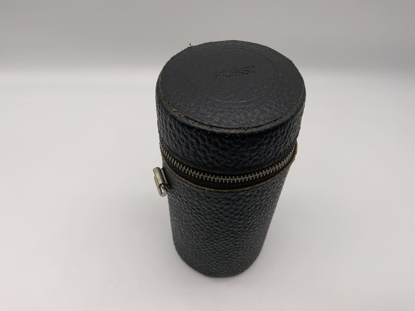 Porst Köcher schwarz ca.16x7cm  Objektivtasche universell Hard Case Lens Case