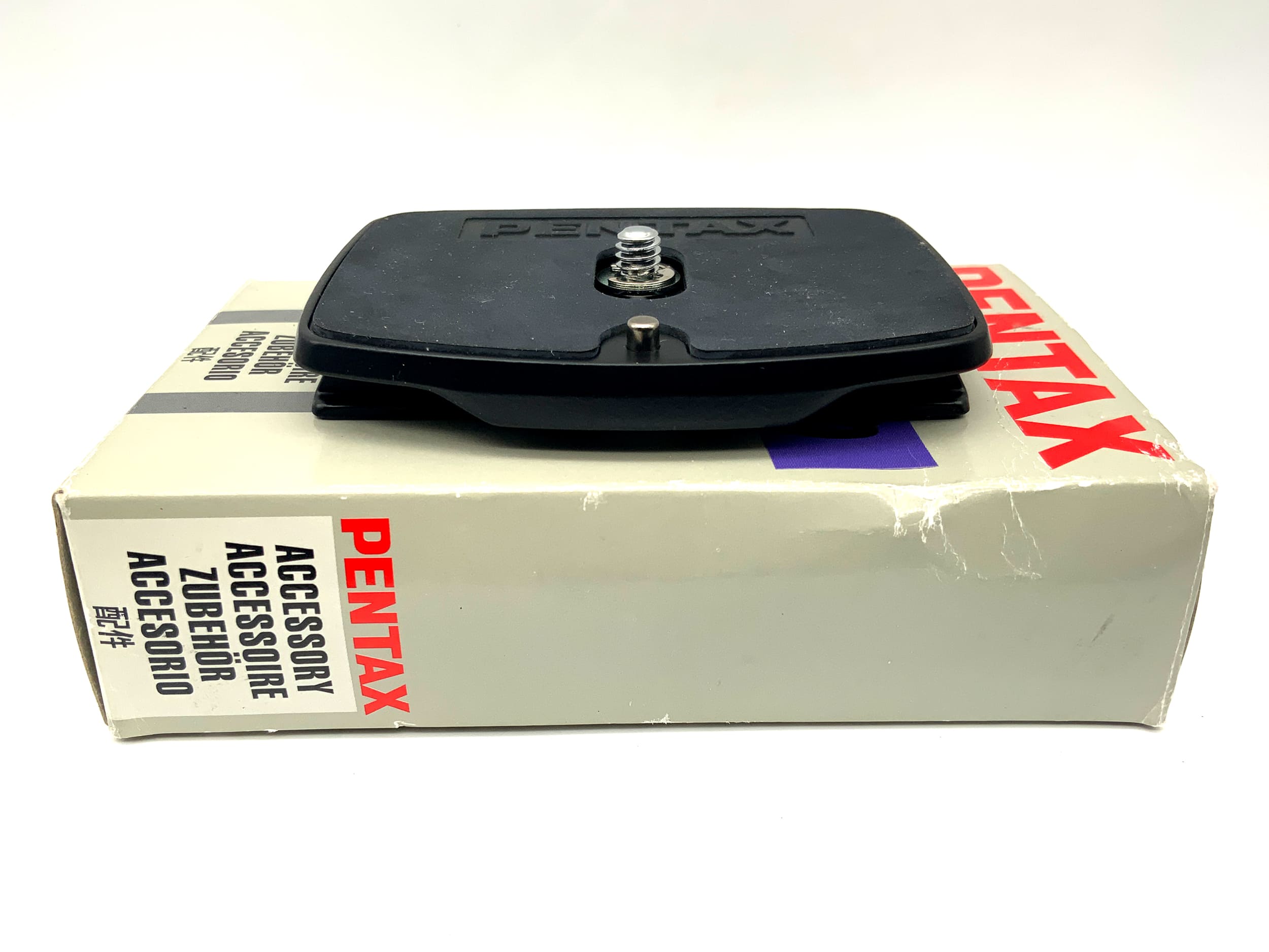 Pentax QS-20 Quick Shoe Adapter black quick release plate in original packaging