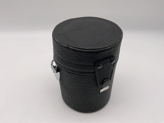 Soligor Köcher schwarz ca.11x8cm  Objektivtasche universell Hard Case Lens Case