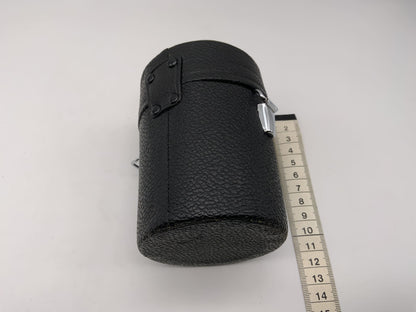 Soligor Köcher schwarz ca.11x8cm  Objektivtasche universell Hard Case Lens Case