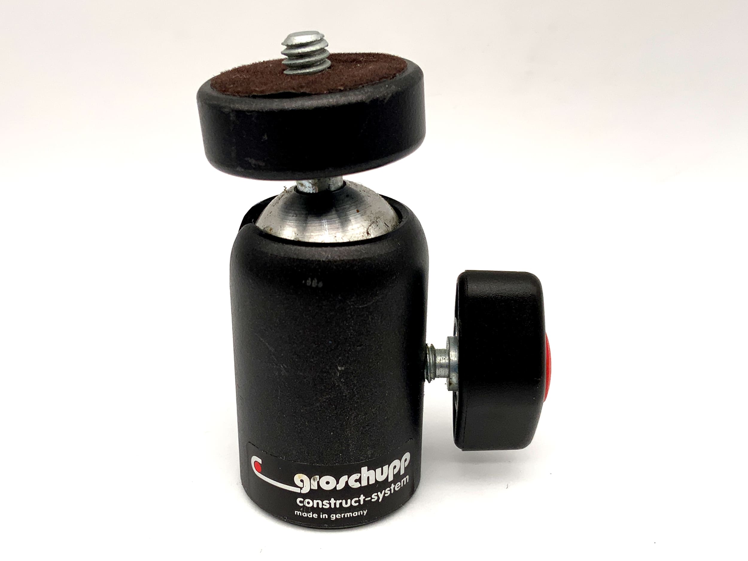 Groschupp 1/4 tripod head black mini ball head