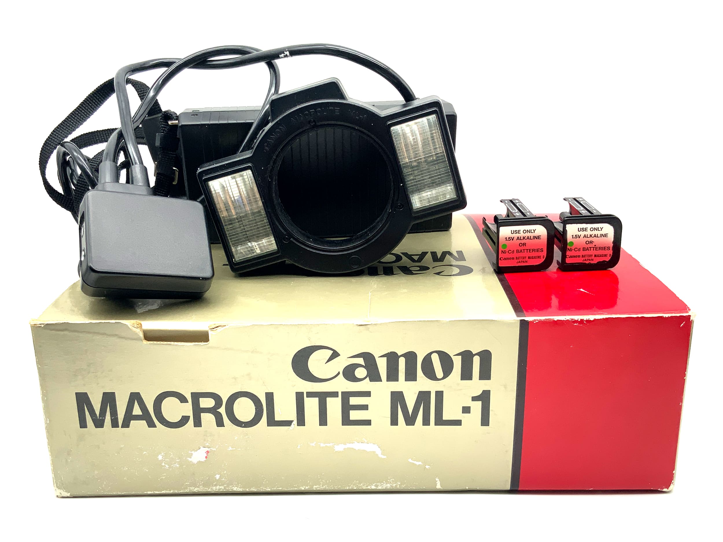 Canon Macrolite ML-1 Blitzgerät in OVP für Canon A-1, AE-1, AE-1 Program Blitz