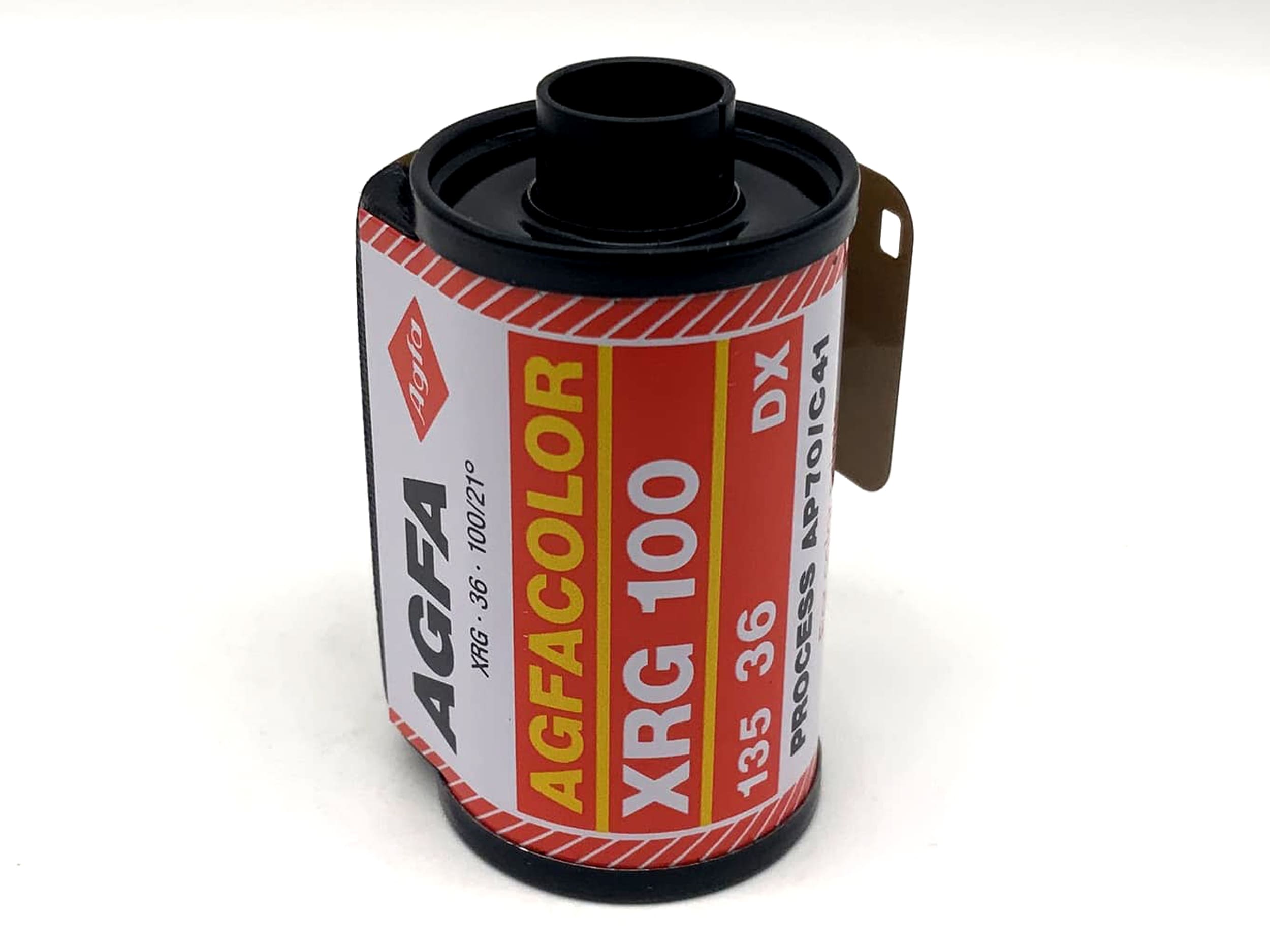 Film d'impression couleur Agfa 35 mm/135 Agfacolor XRG 100 36 images expirées