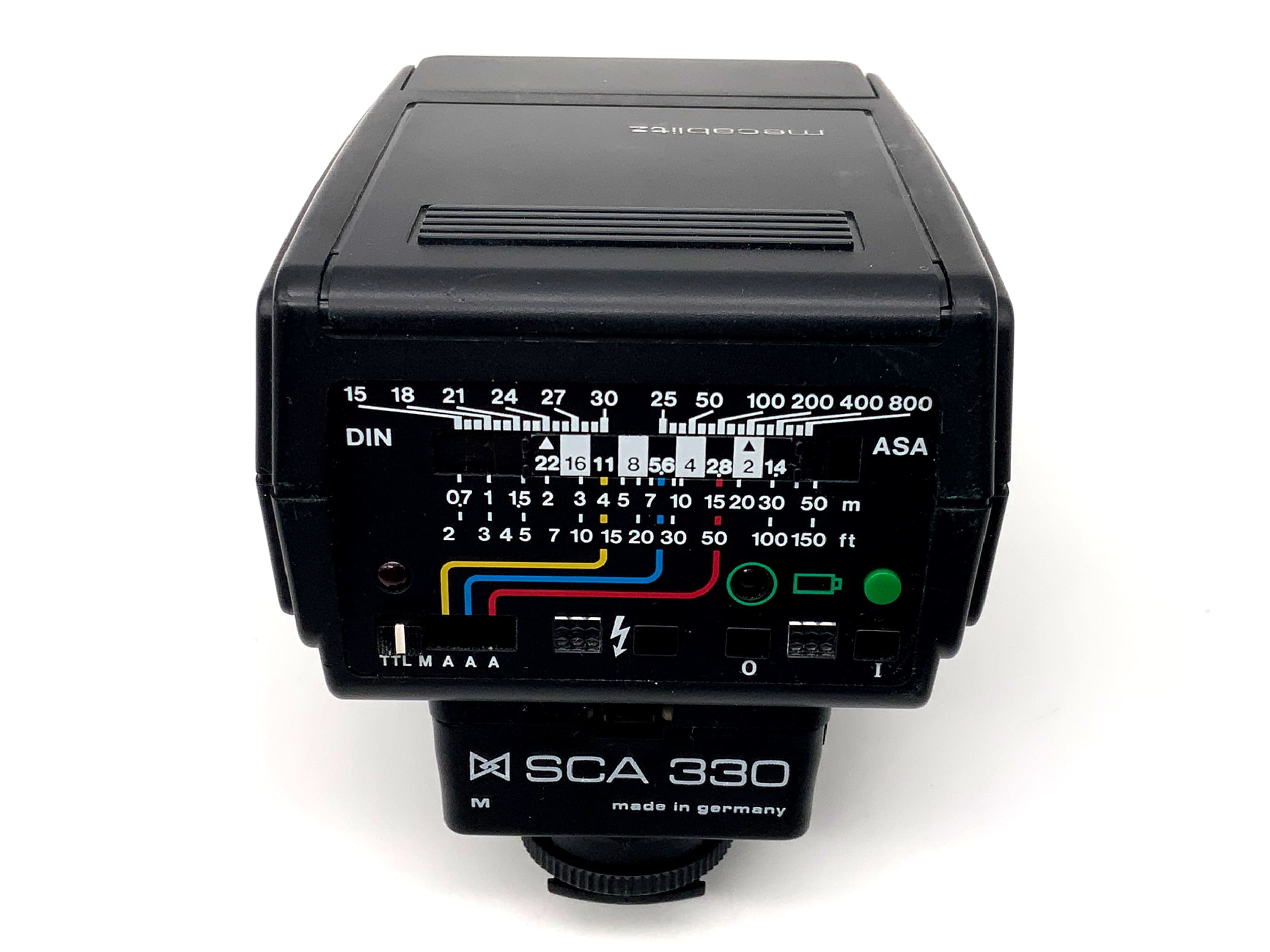 Metz mecablitz 32 CT 2 Blitzgerät SCA 330 für Minolta Kamera Blitz Flash