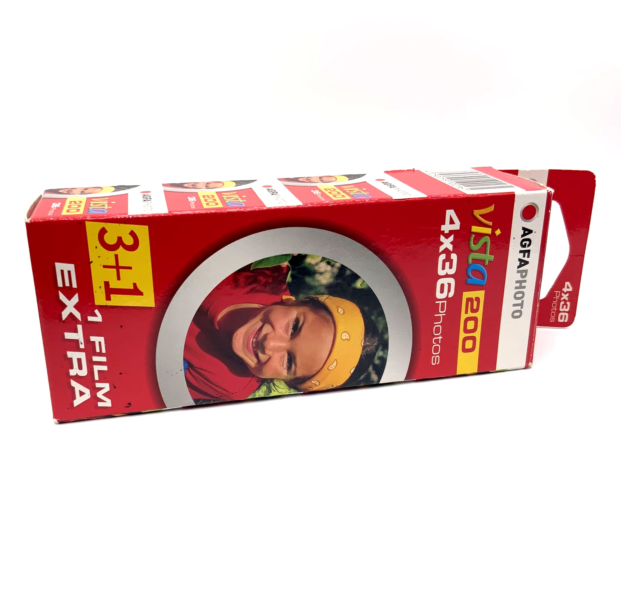 Film d'impression couleur Agfa 35 mm/135, 4x36 photos Vista 200, expiré/expérimental