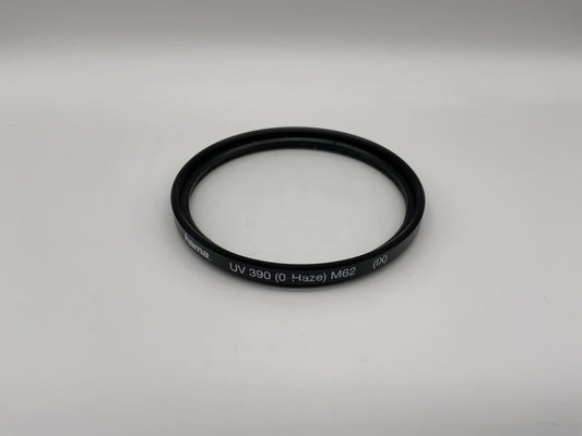 Hama UV 390 (0-Haze) (IX) Filter 62mm Kreisförmig Filtergewinde M62