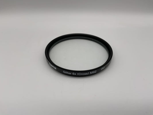 Hama Gitter 6x (Cross) (IV) Filter 62mm Kreisförmig Filtergewinde M62