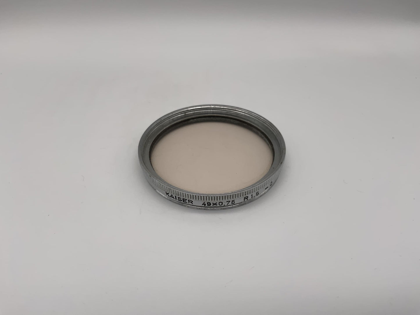 Kaiser Skylight 49x0,75 R1.5 - 0 silber Filter 49mm Filtergewinde M49