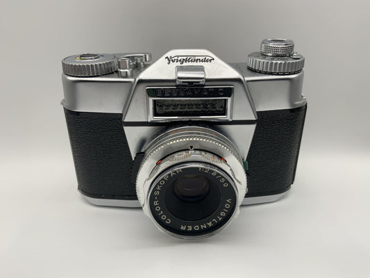 Voigtländer Bessamatic 35mm SLR mit Color-Skopar 1:2.8/50 Synchro Compur-X Body