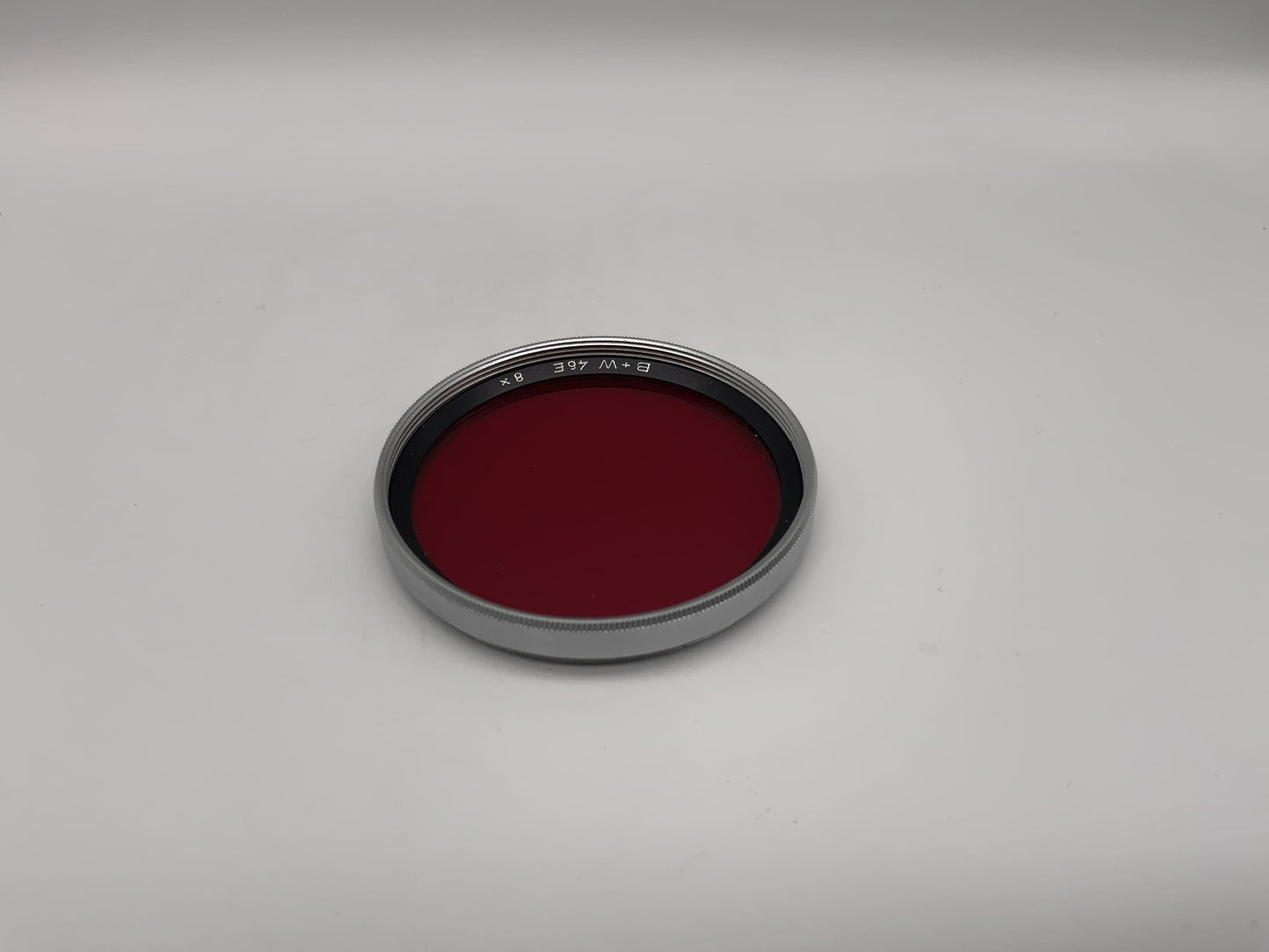 B+W Farbfilter 8x rot red Rotfilter Filter 46mm Kreisförmig Filtergewinde M46