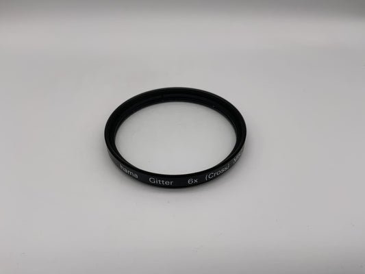 Hama Kreuzfilter Gitter 6x (Cross) (XXII) Filter 52mm Filtergewinde M52