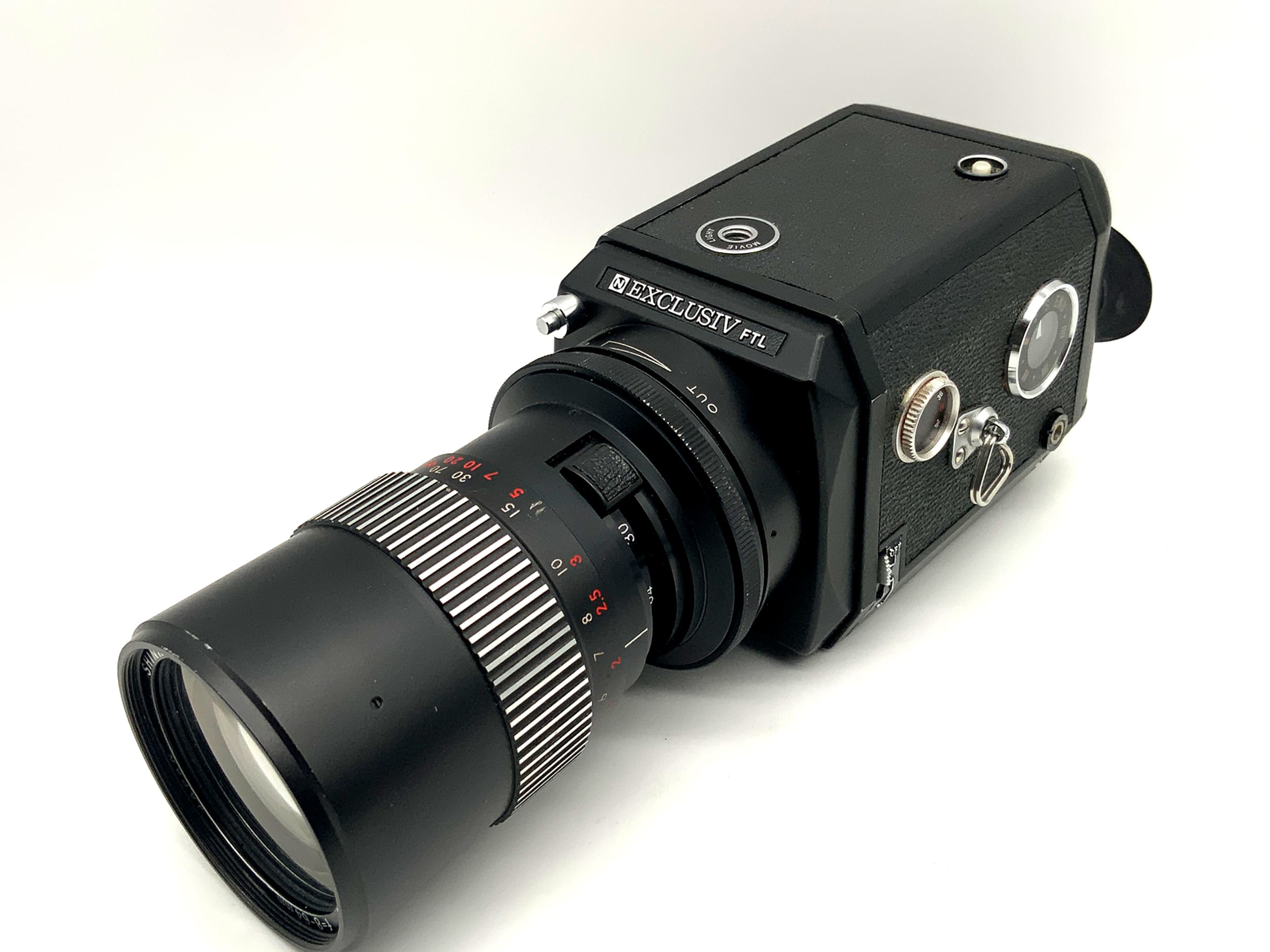 Nalcom Exclusiv FTL Synchro Zoom Filmkamera mit Shinkor 8x F:1.8 f=8-64 Super 8