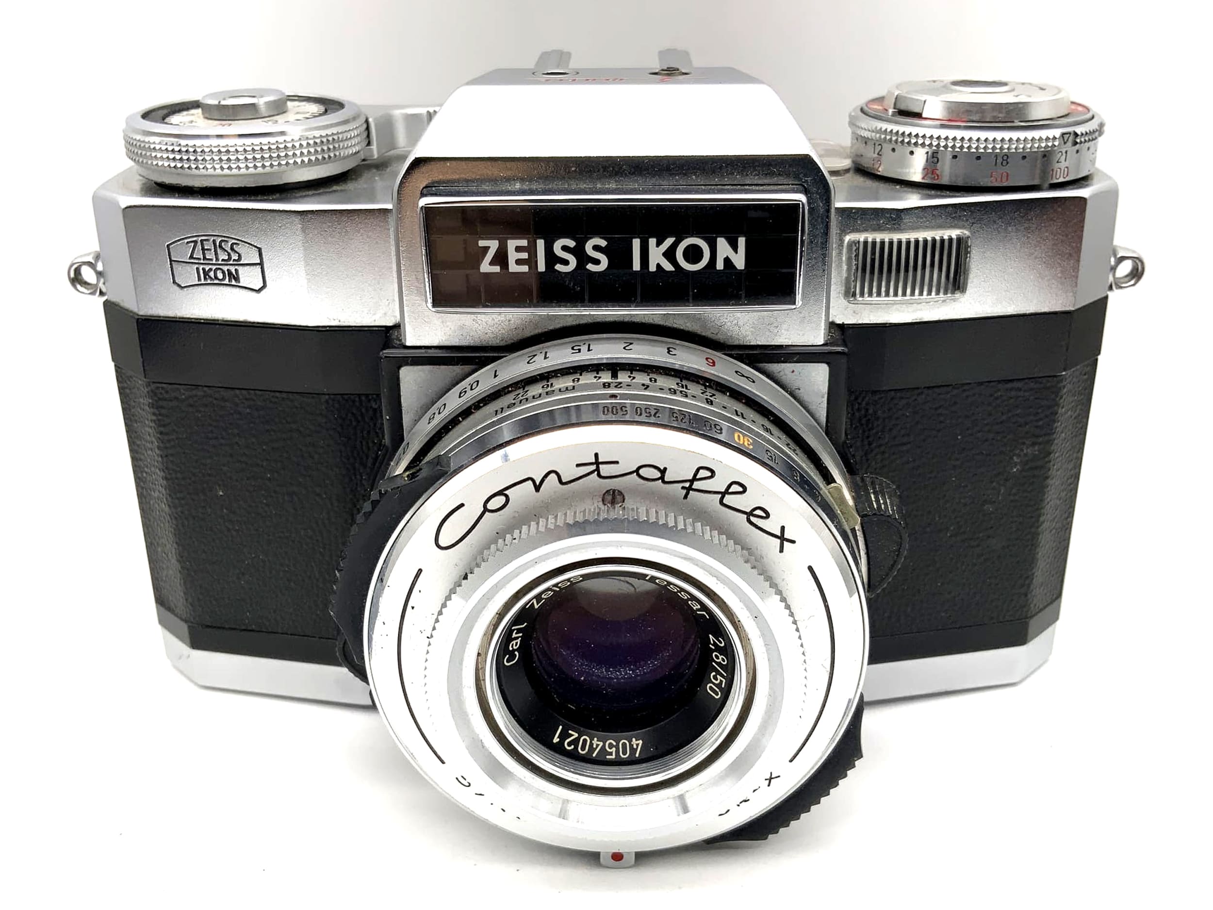 Zeiss Ikon Contaflex B 35mm SLR Tessar 2.8/50 Synchro Compur-X Body Beli defekt!