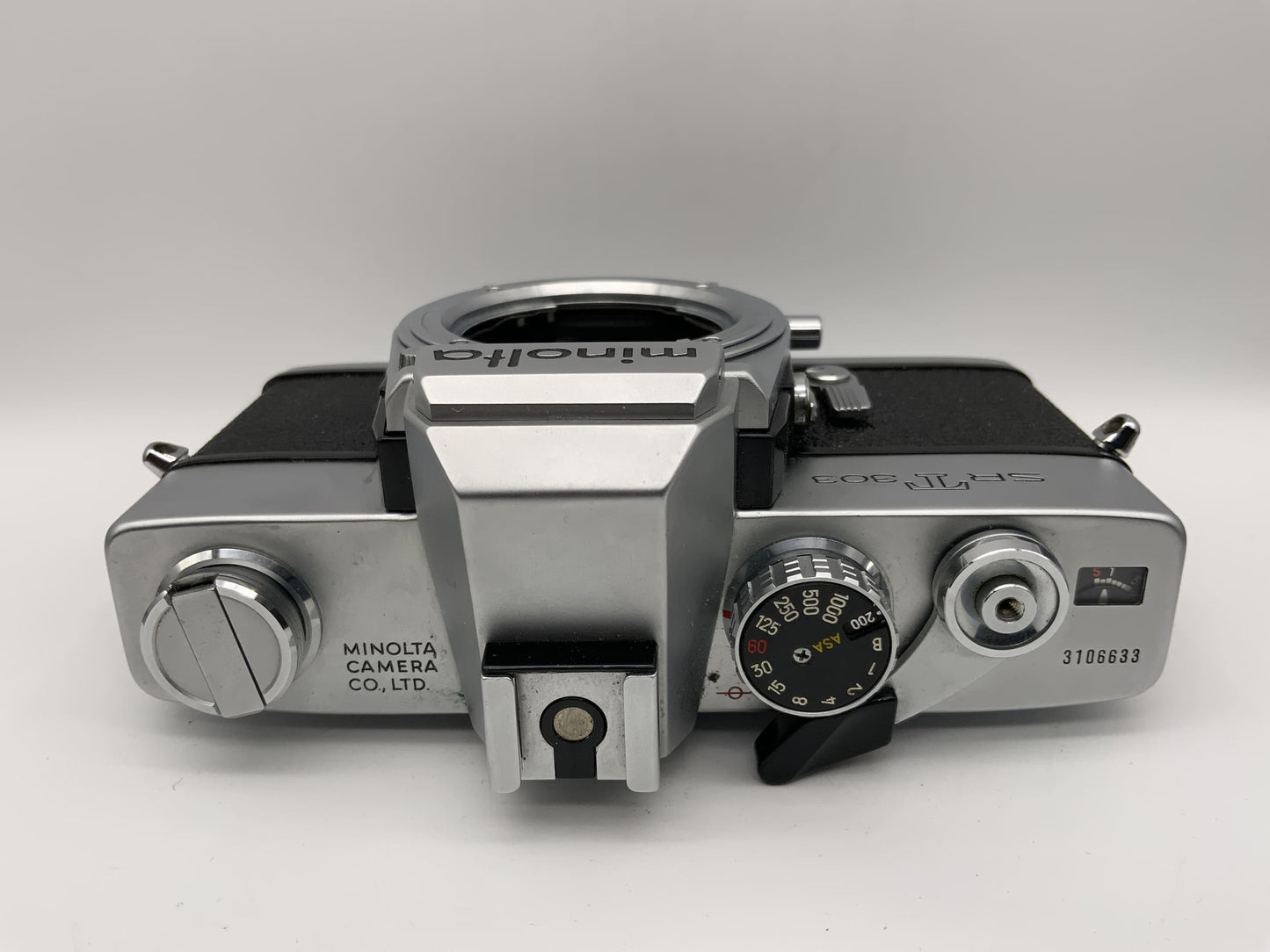 Minolta SRT 303 35mm Spiegelreflexkamera analog Body (Minolta MD) Beli defekt!