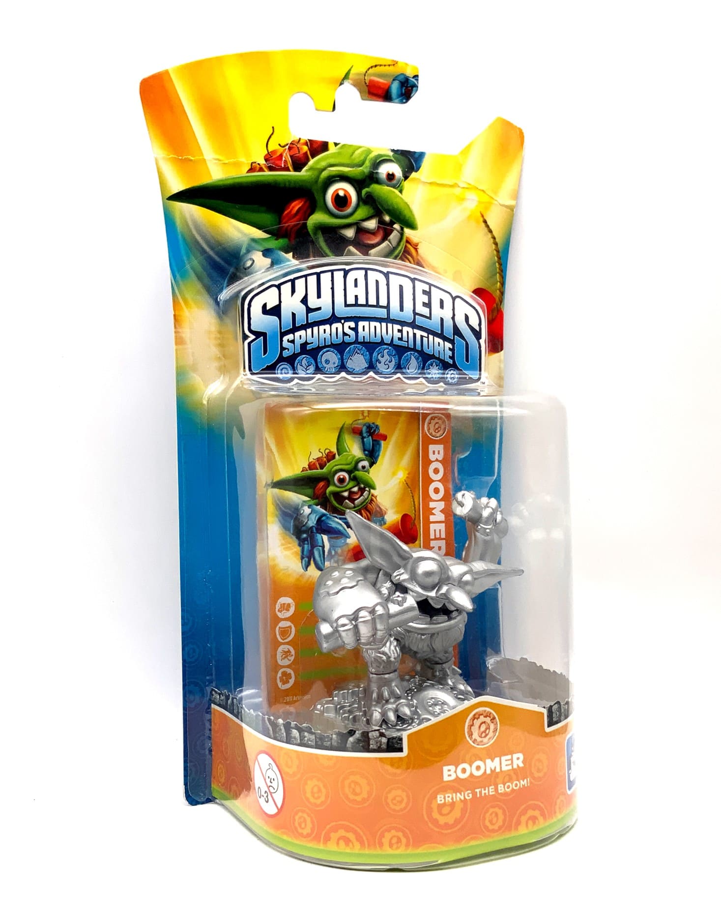Skylanders Spyros Adventure Silver Boomer Chase Variante in OVP