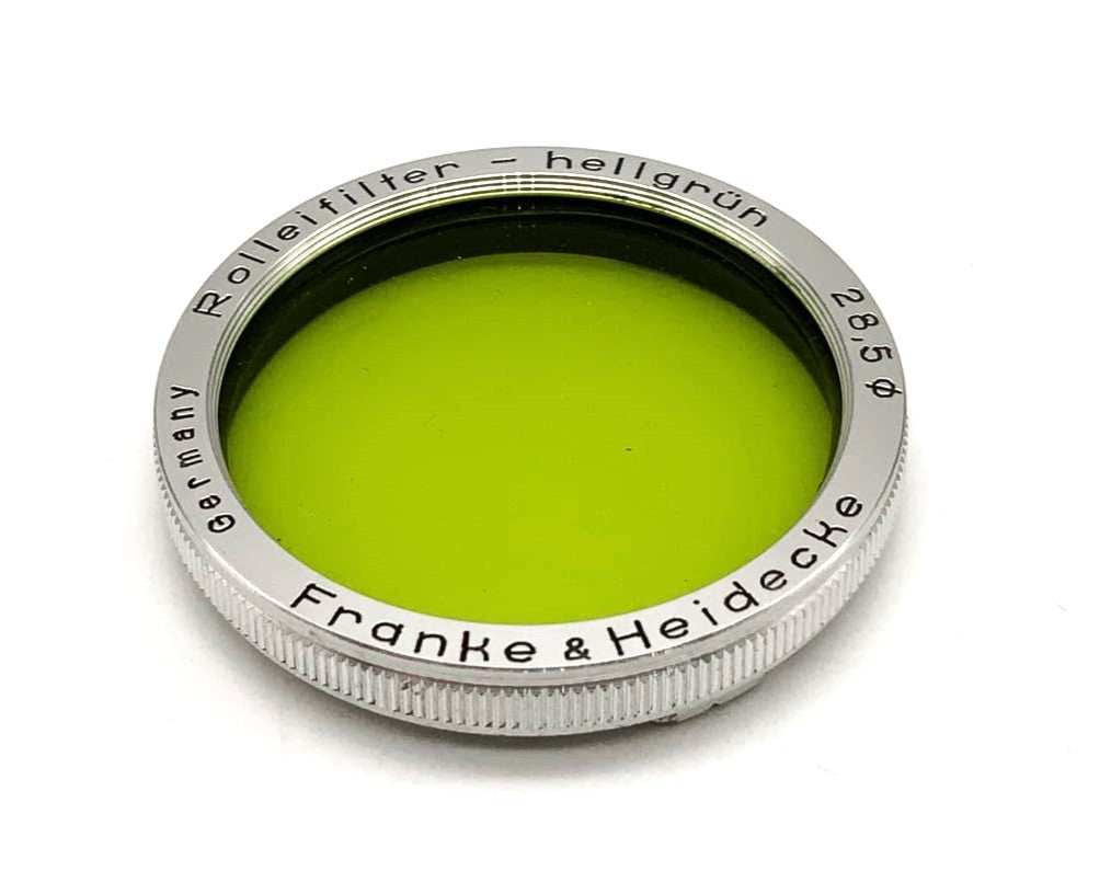 Rollei color filter light green for Rolleiflex f/3.5 Tessar/ Xenar (RI)