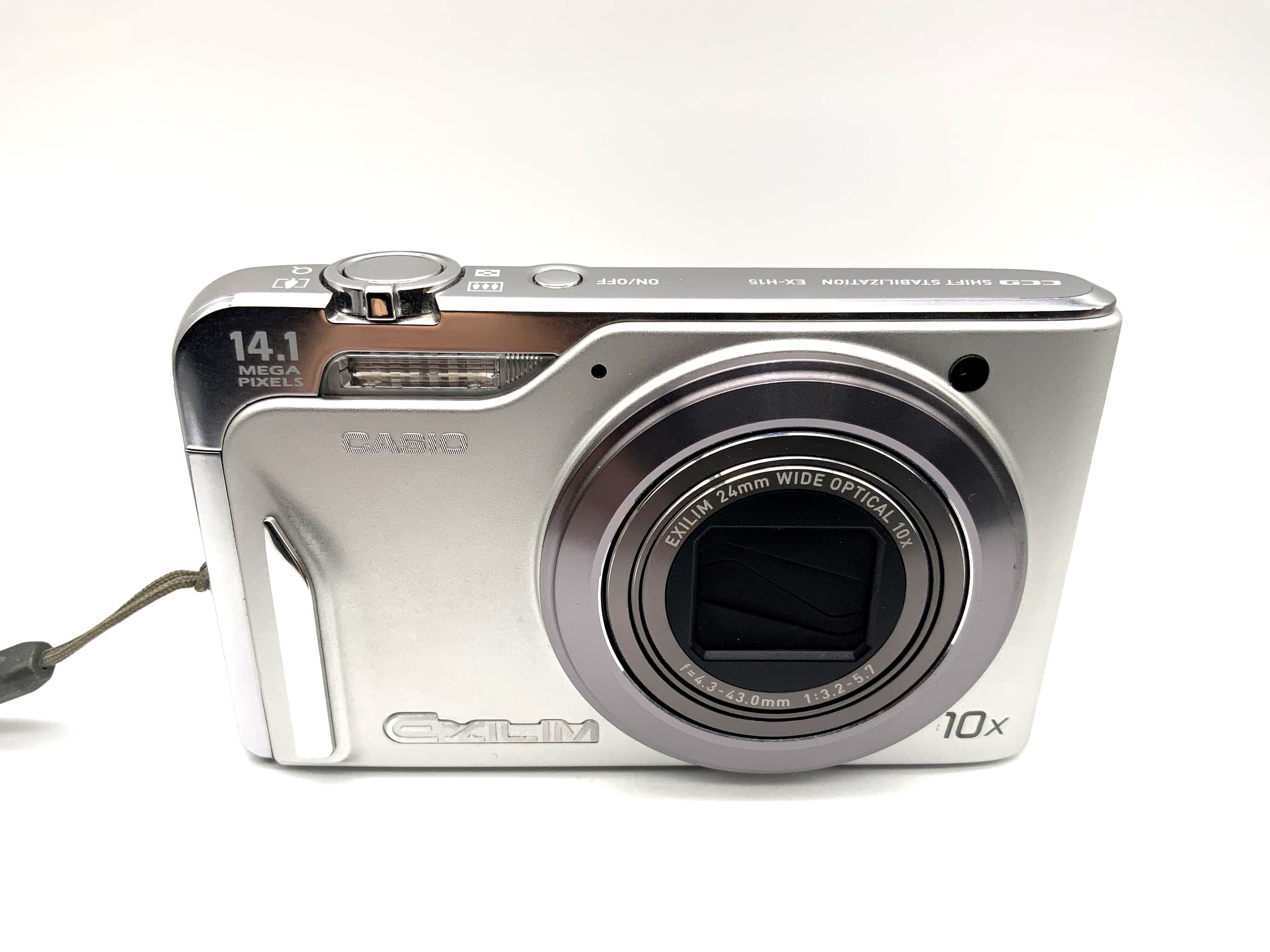 Casio EX-H15 mit 24mm Wide Optical 10x f=4.3-43.0mm 1:3.2-5.7 14.1 MP Exilim