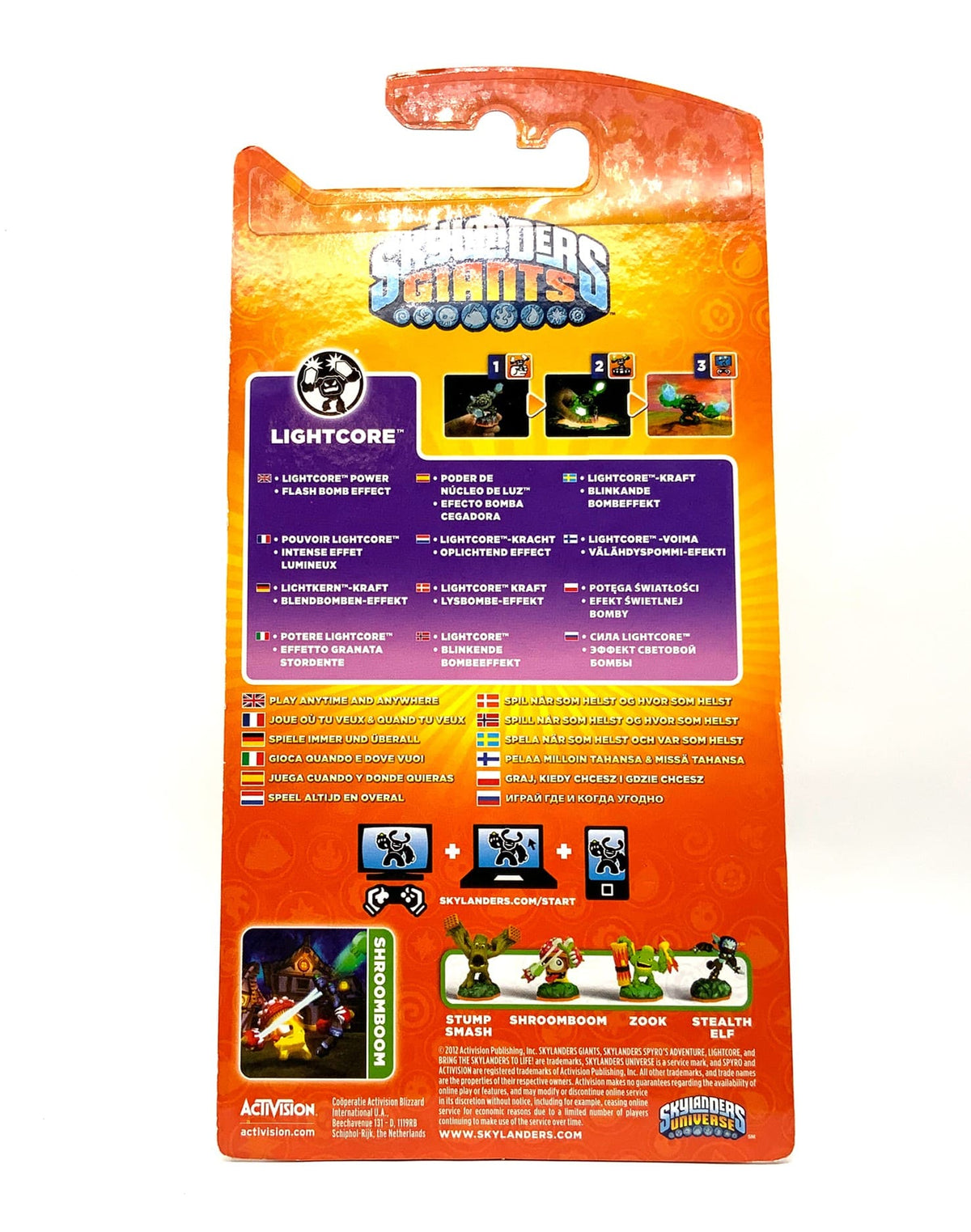 Skylanders Giants Lightcore Shroomboom in OVP