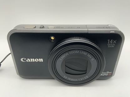 Canon PowerShot SX210 IS mit Zoom Lens 14x IS 5.0-70.0mm 1:3.1-5.9 14.1 MP