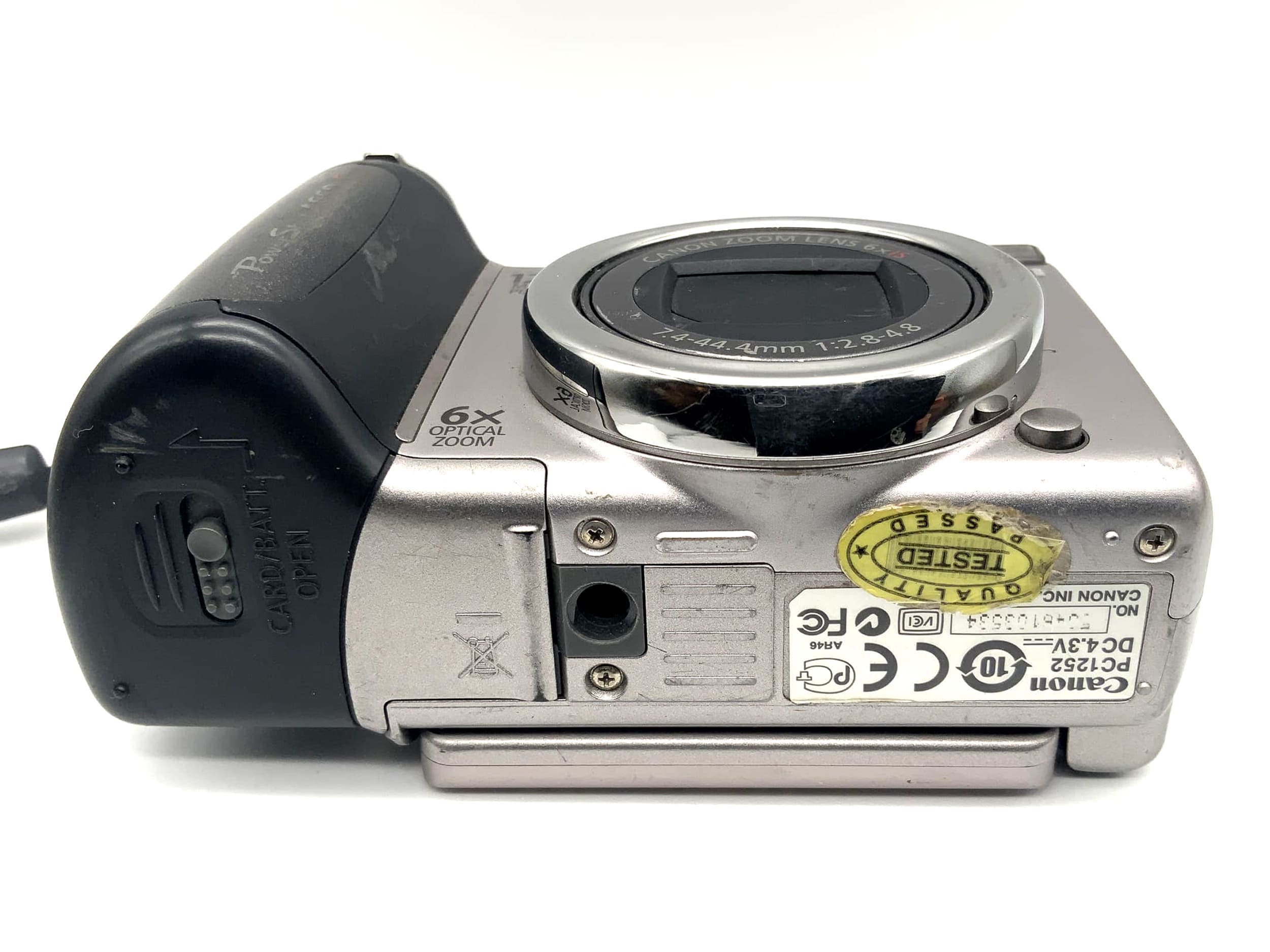 Canon Power Shot A650 IS with Zoom Lens 6x IS 7.4-44.4mm 1:2.8-4.8 12.1 MP Ai AF