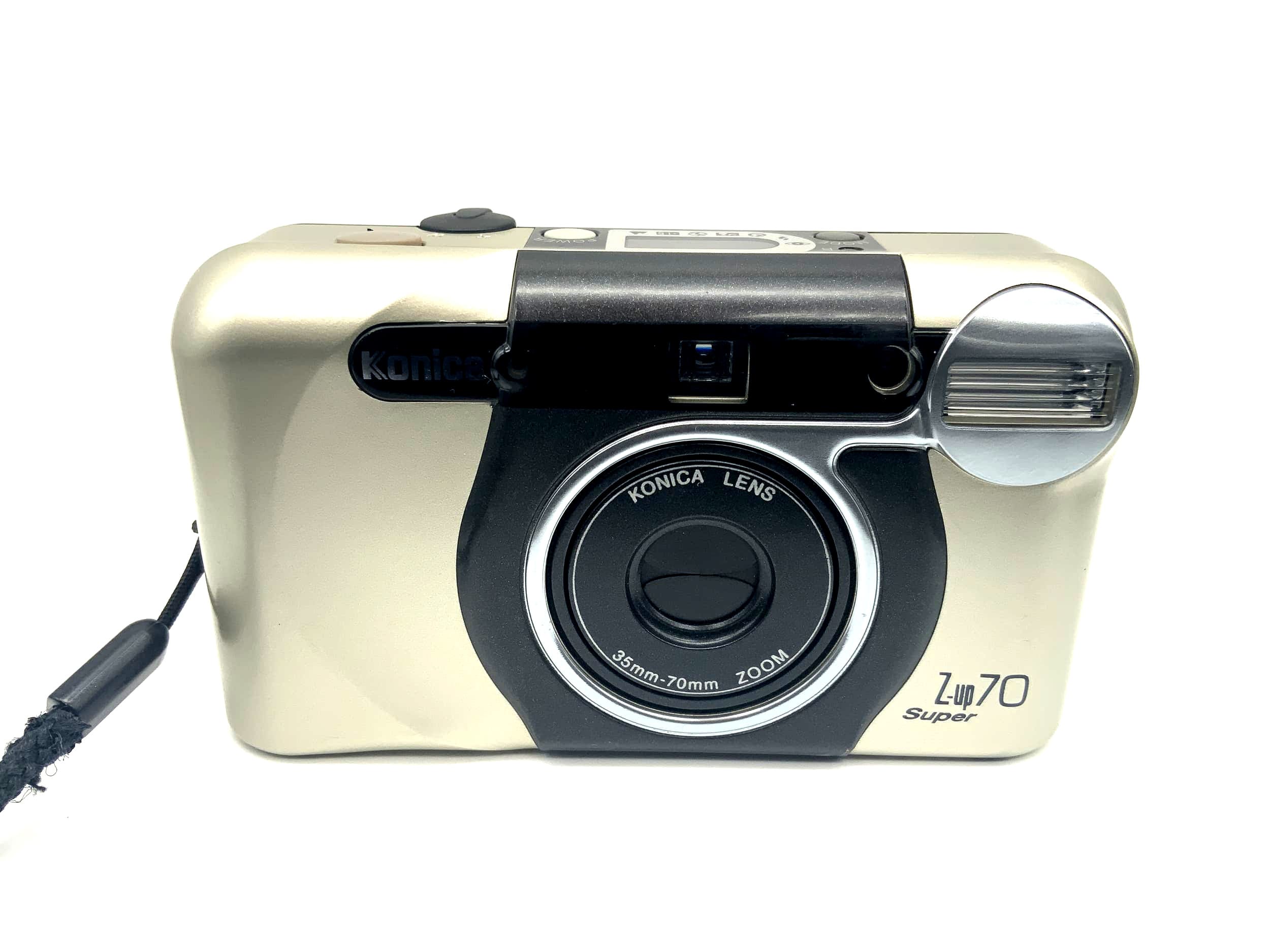 Appareil photo analogique Konica Z-up 70 Super Point&amp;Shoot avec objectif Konica 35-70 mm zoom 35 mm