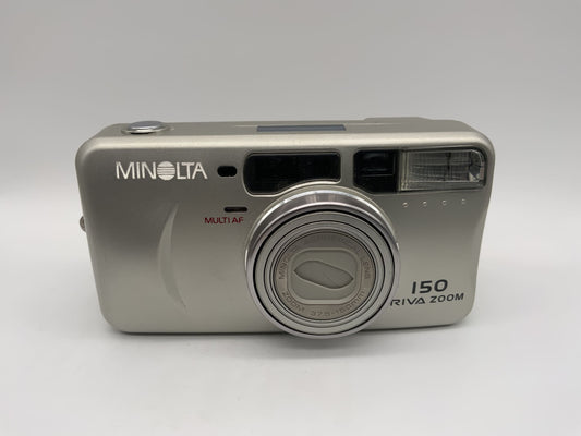 Minolta Riva Zoom 150 Point&Shoot mit Aspherical Lens 37.5-150mm  35mm Multi AF