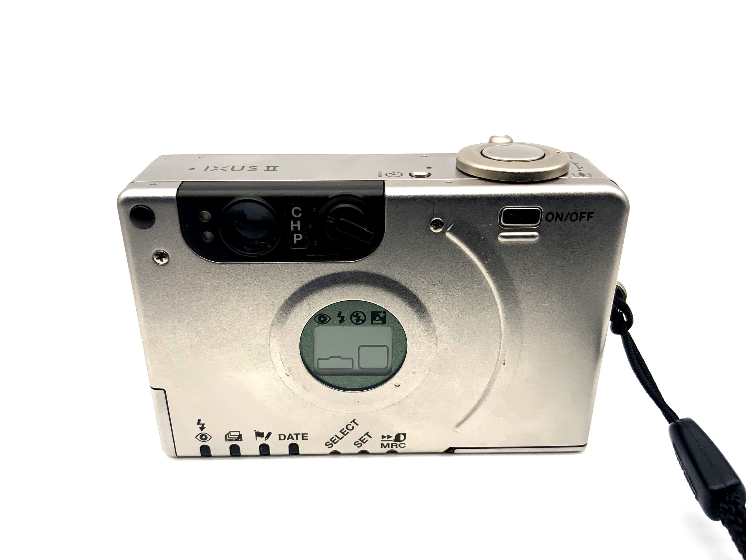 Appareil photo analogique Canon IXUS II Point&amp;Shoot avec zoom 23-46 mm 1:4,2-5,6 APS