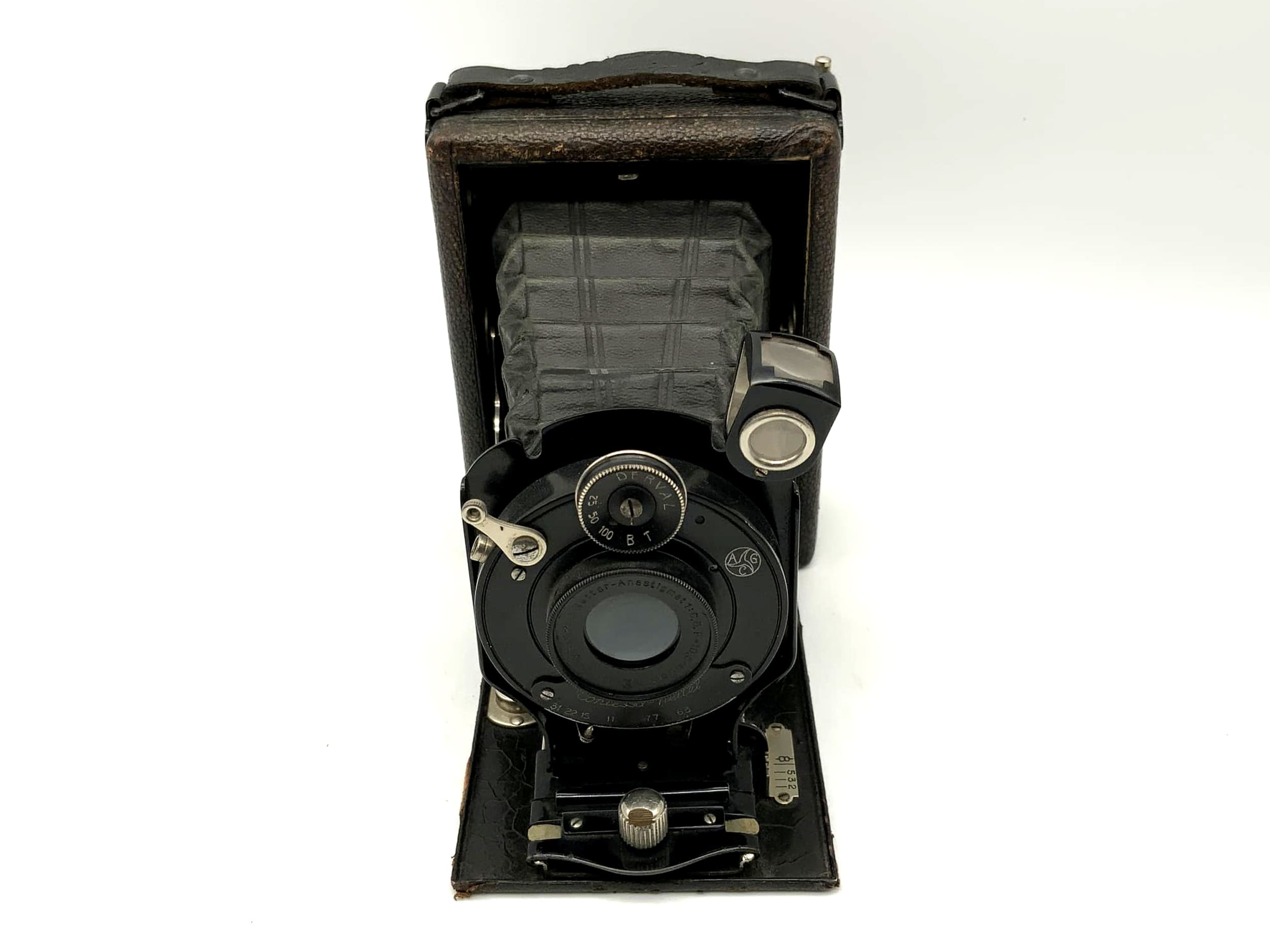 Caméra à plaque Suevia Contessa Nettel avec caméra analogique Anastigmat 1:6,3 F=10,5 cm