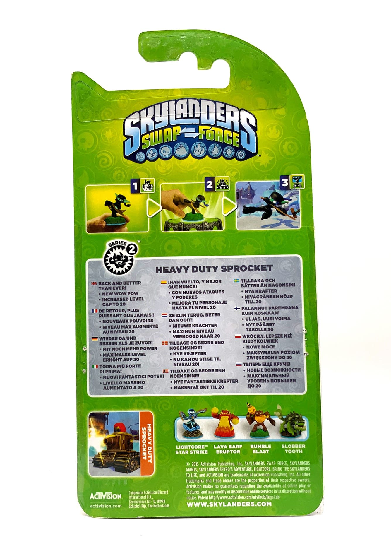 Skylanders Swap Force Heavy Duty Sprocket in OVP