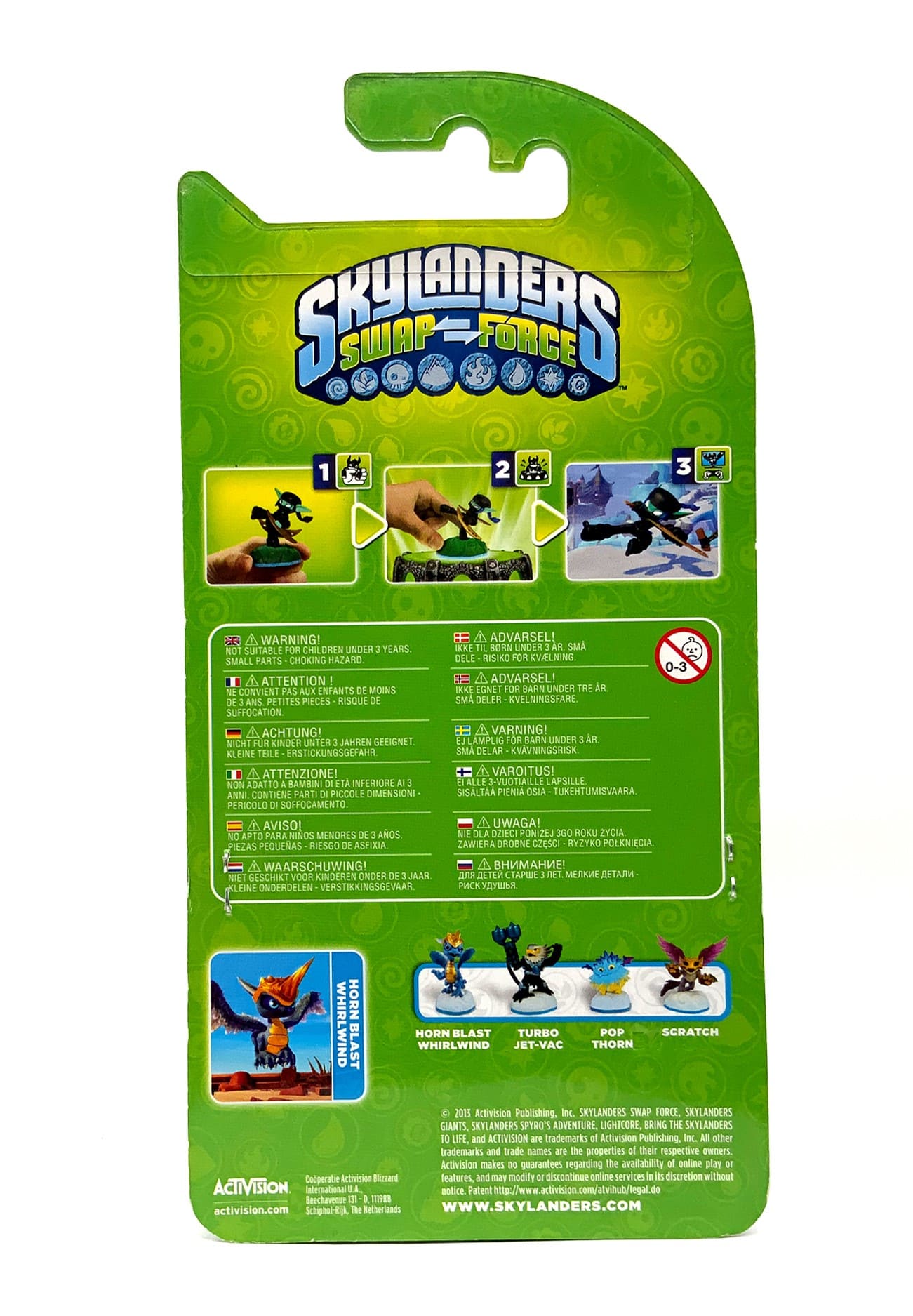 Skylanders Swap Force Horn Blast Whirlwind in OVP