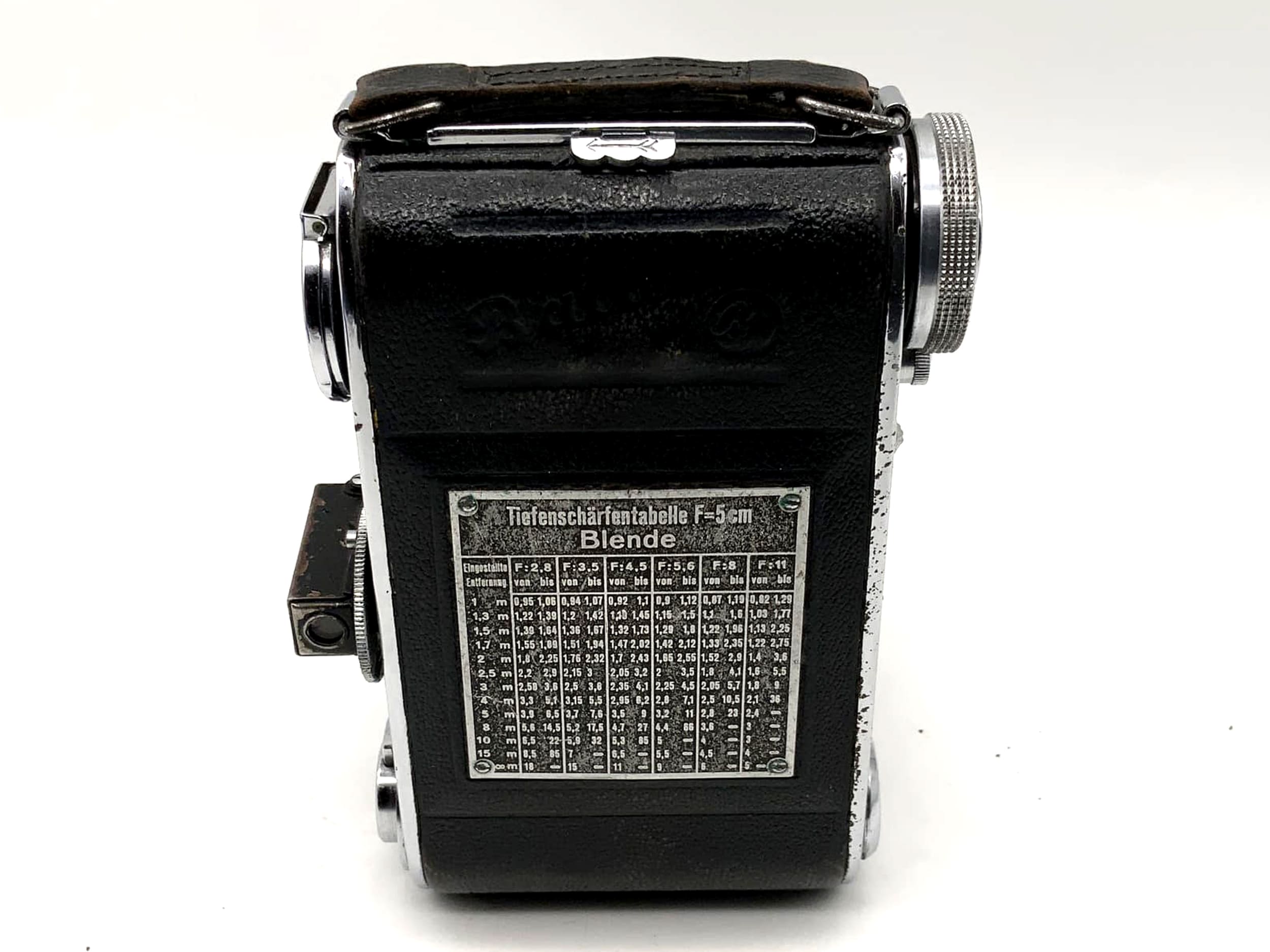 Appareil photo pliant Balda Baldina avec Schneider Kreuznach f:2.9 F=5cm Compur Rapid