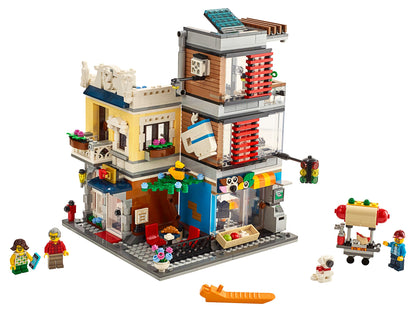 LEGO  Creator 31097 Stadthaus mit Zoohandlung & Café